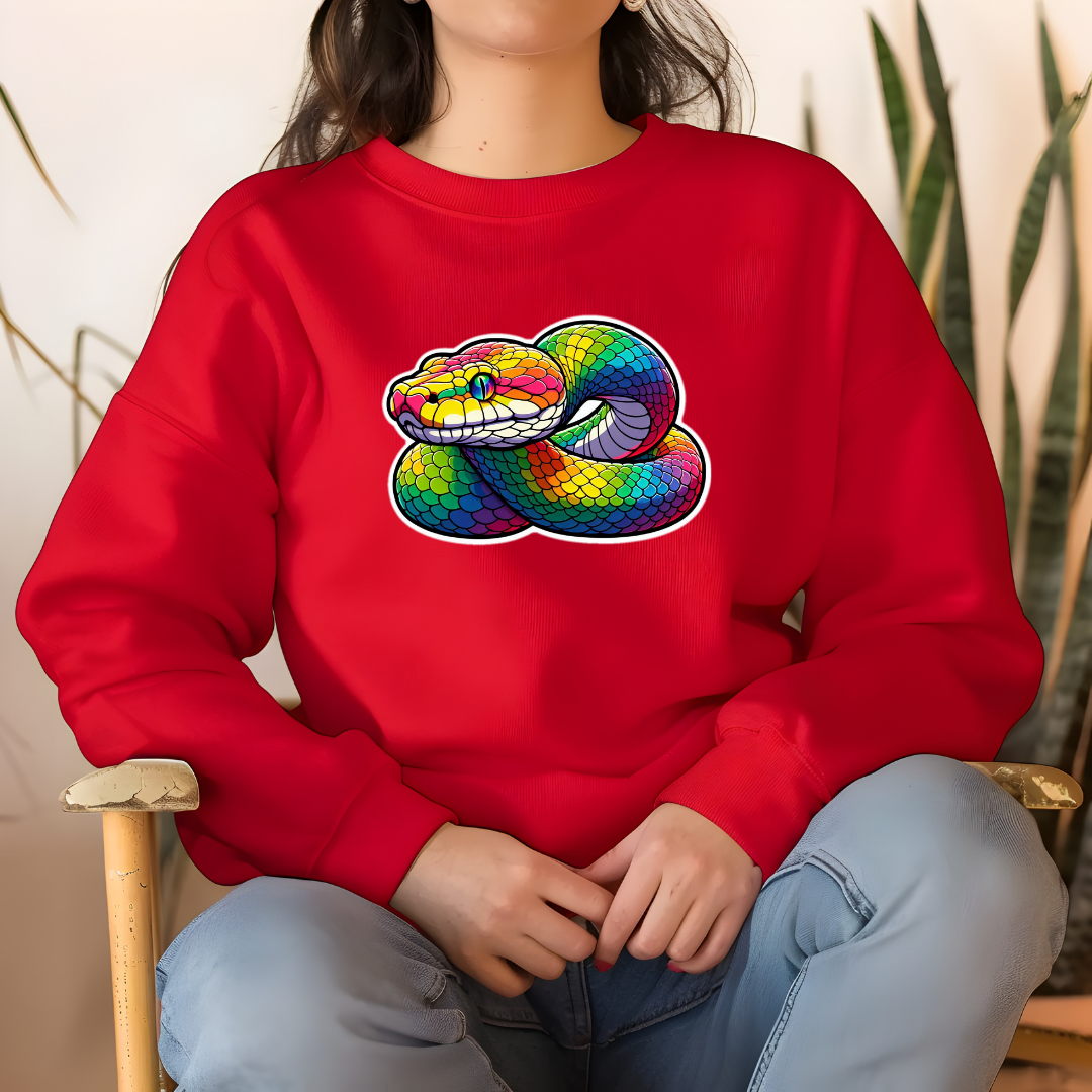 Rainbow Python Sweatshirt