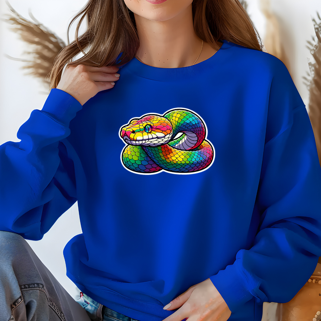 Rainbow Python Sweatshirt