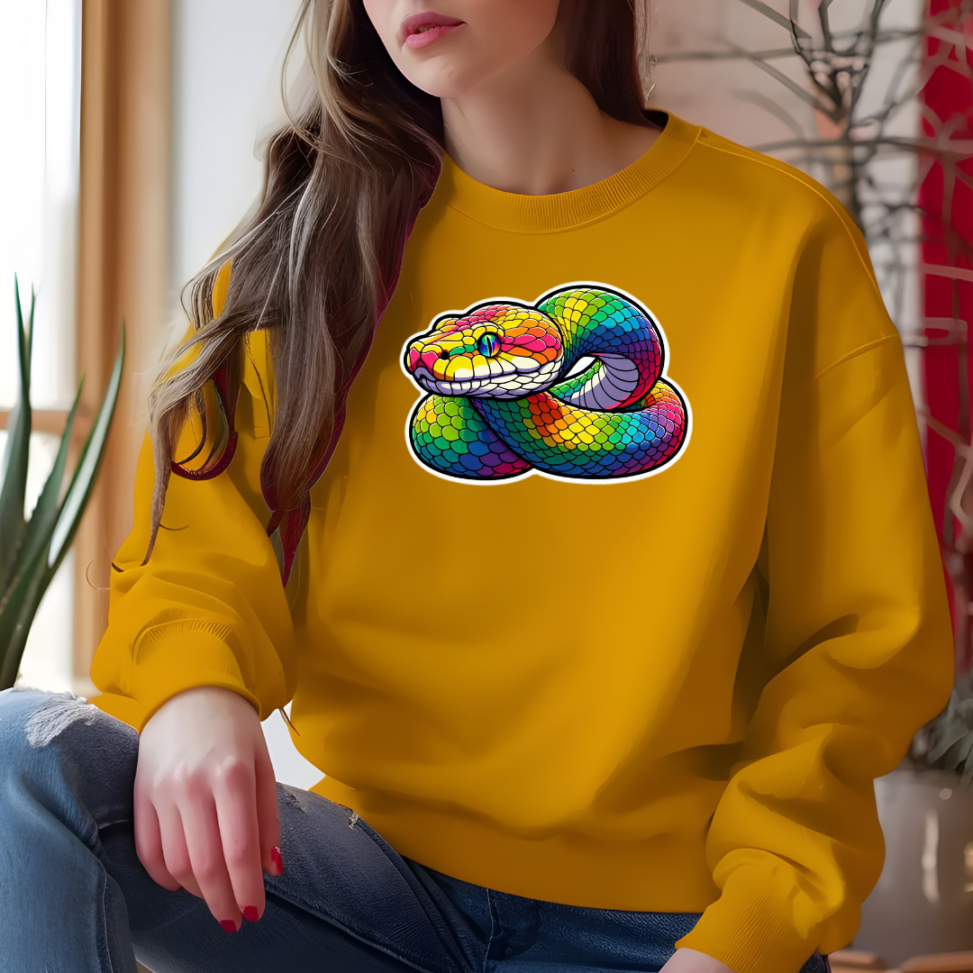 Rainbow Python Sweatshirt