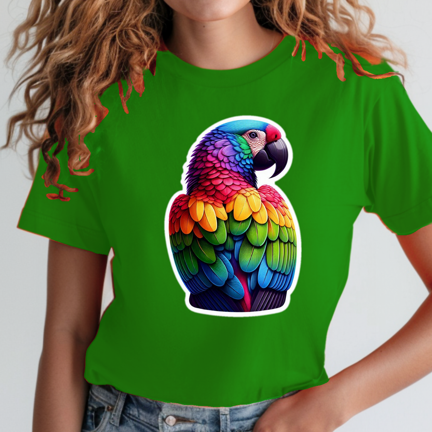 Rainbow Animals T-Shirt Collection: Macaw