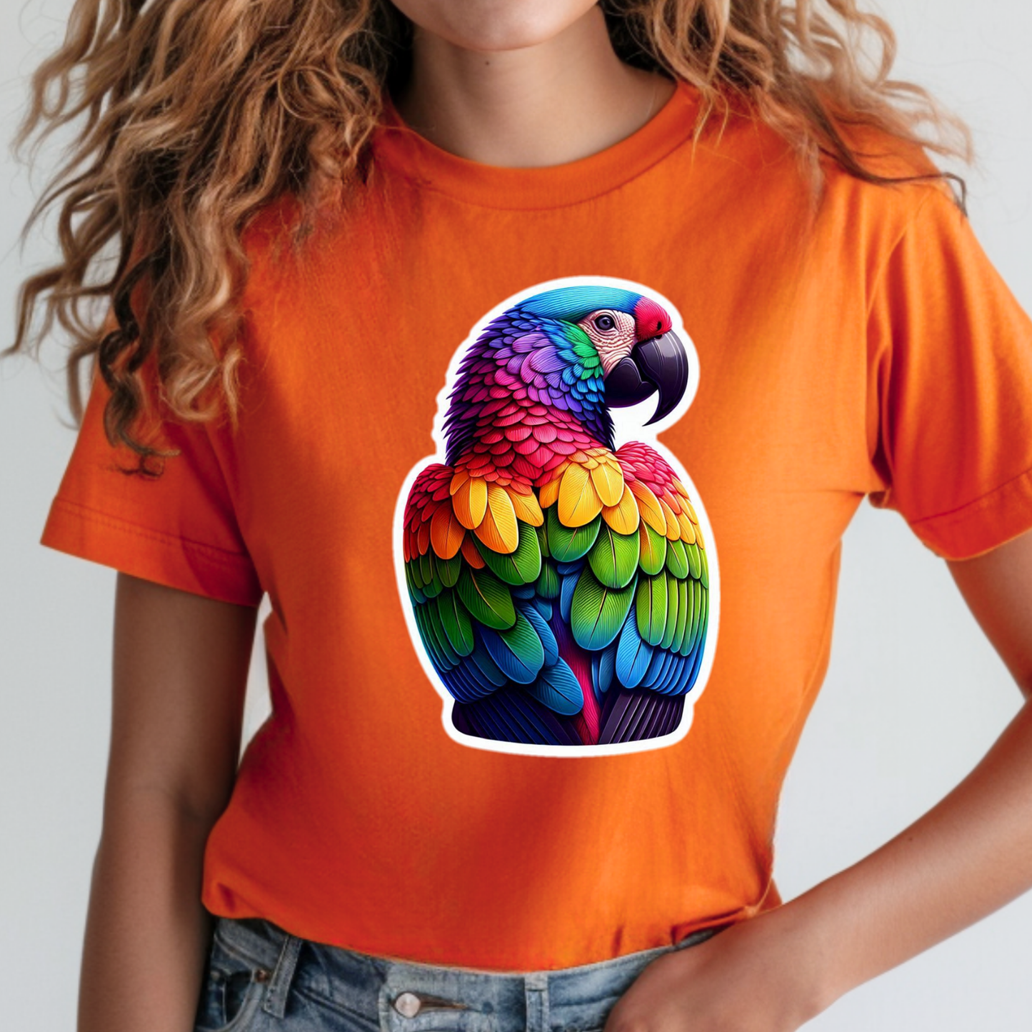 Rainbow Animals T-Shirt Collection: Macaw