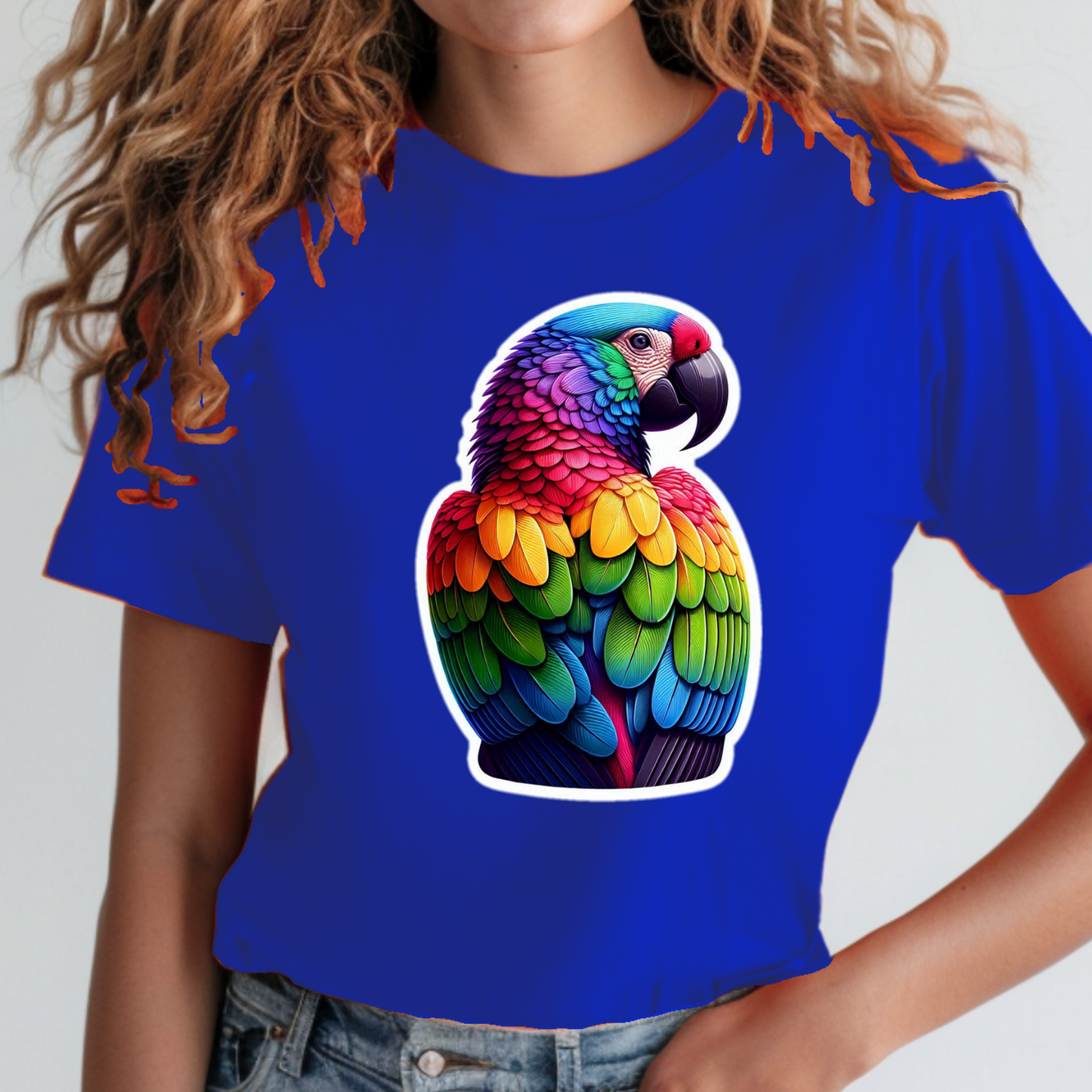Rainbow Animals T-Shirt Collection: Macaw
