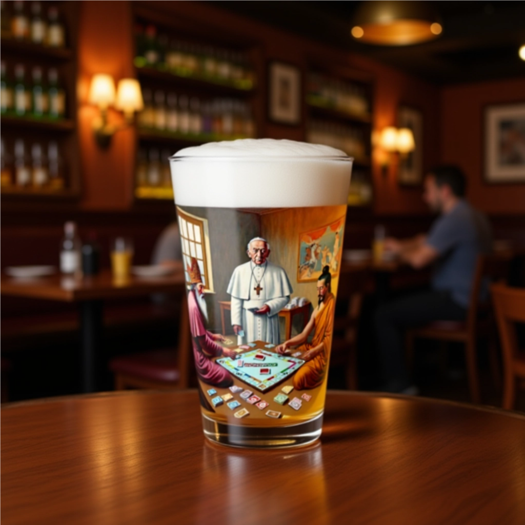 Monopoly Anyone? Pint Glass, 16oz