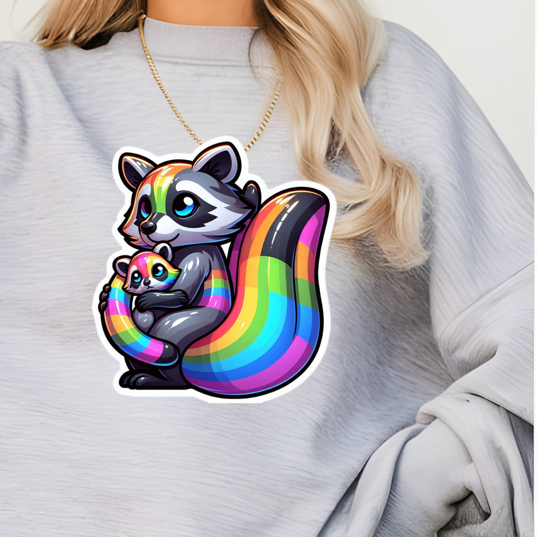 Rainbow Raccoons Sweatshirt