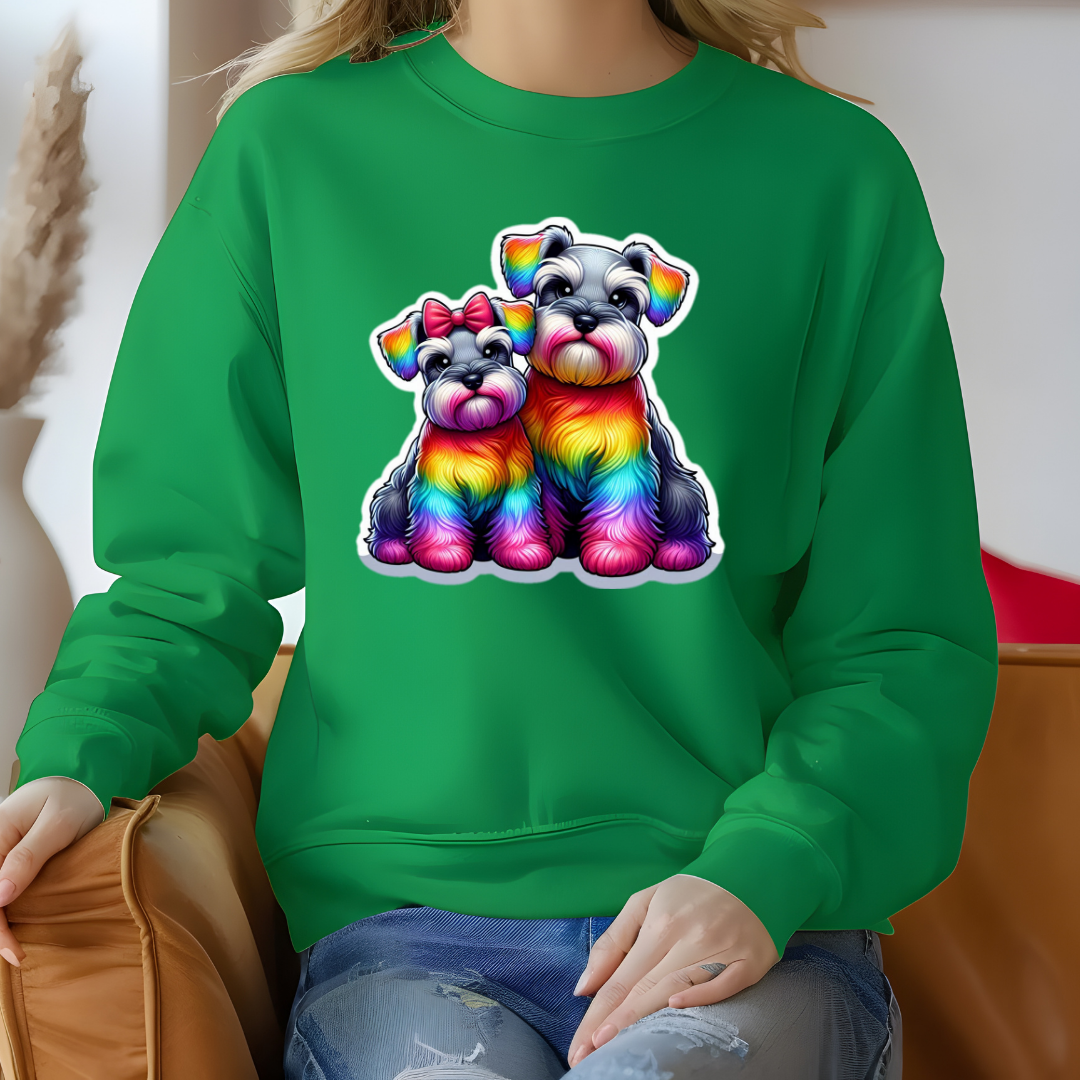 Rainbow Schnauzers Sweatshirt