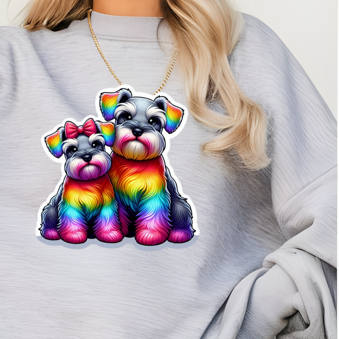 Rainbow Schnauzers Sweatshirt