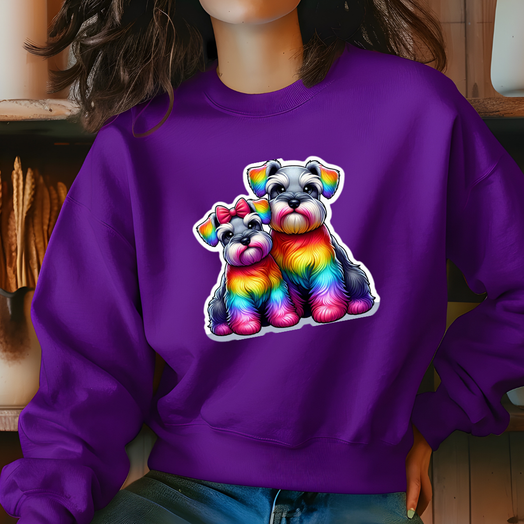 Rainbow Schnauzers Sweatshirt