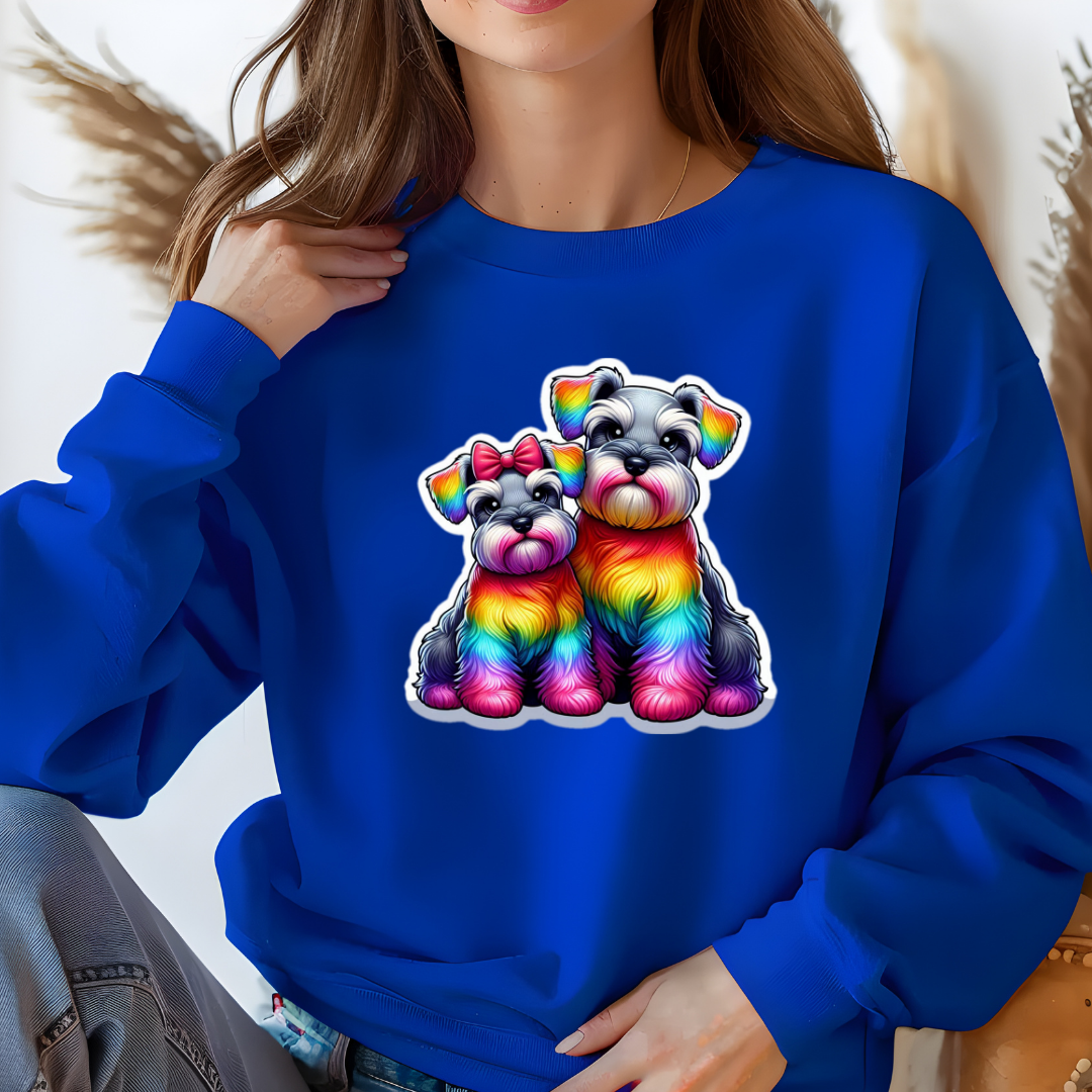 Rainbow Schnauzers Sweatshirt