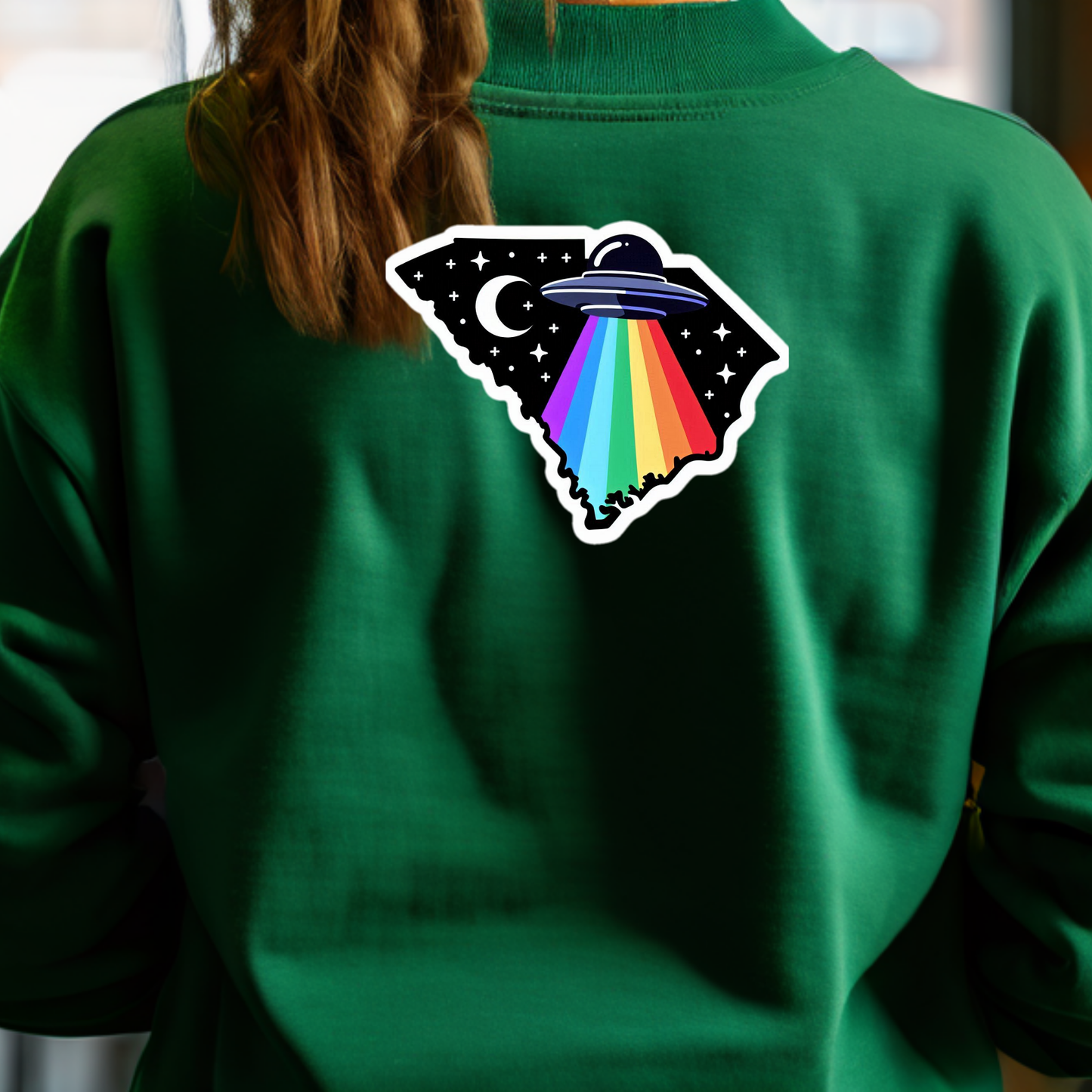 South Carolina PRIDE Sweatshirt On the Back