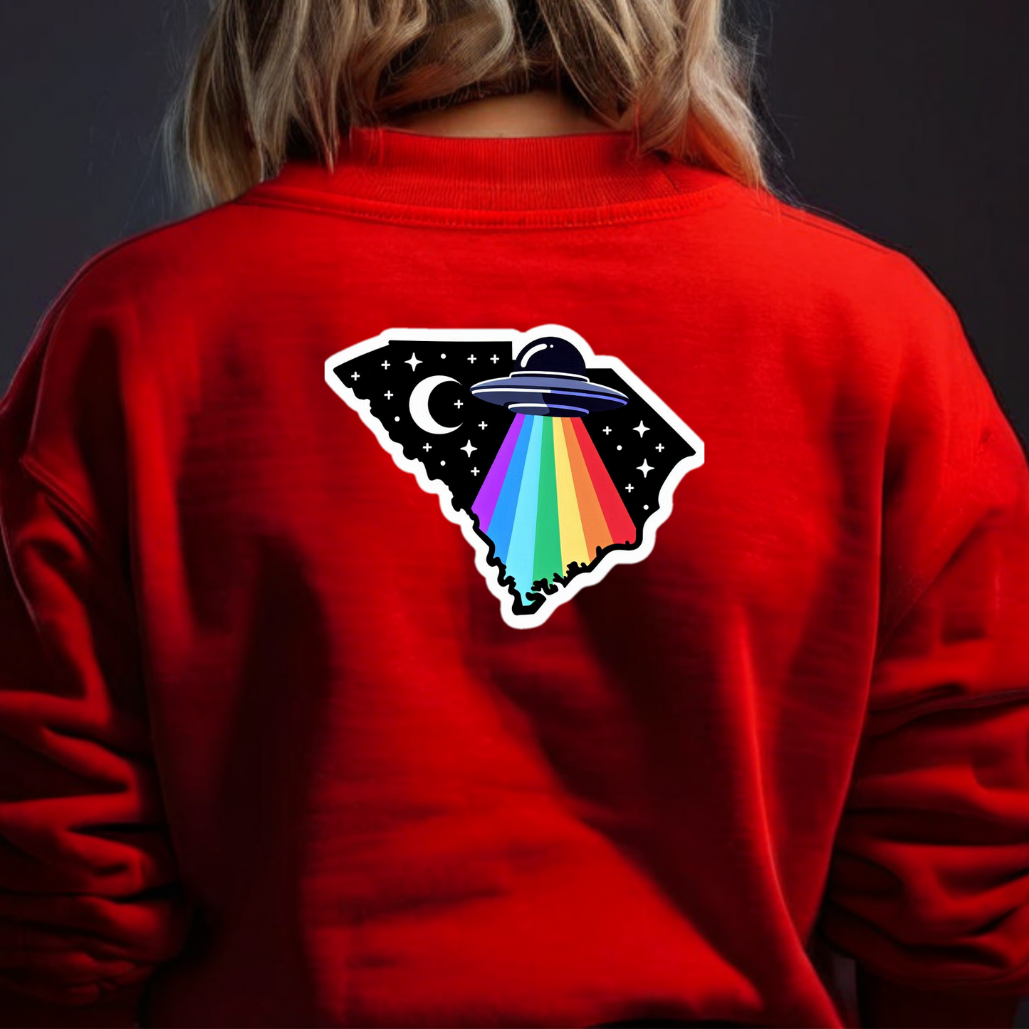 South Carolina PRIDE Sweatshirt On the Back