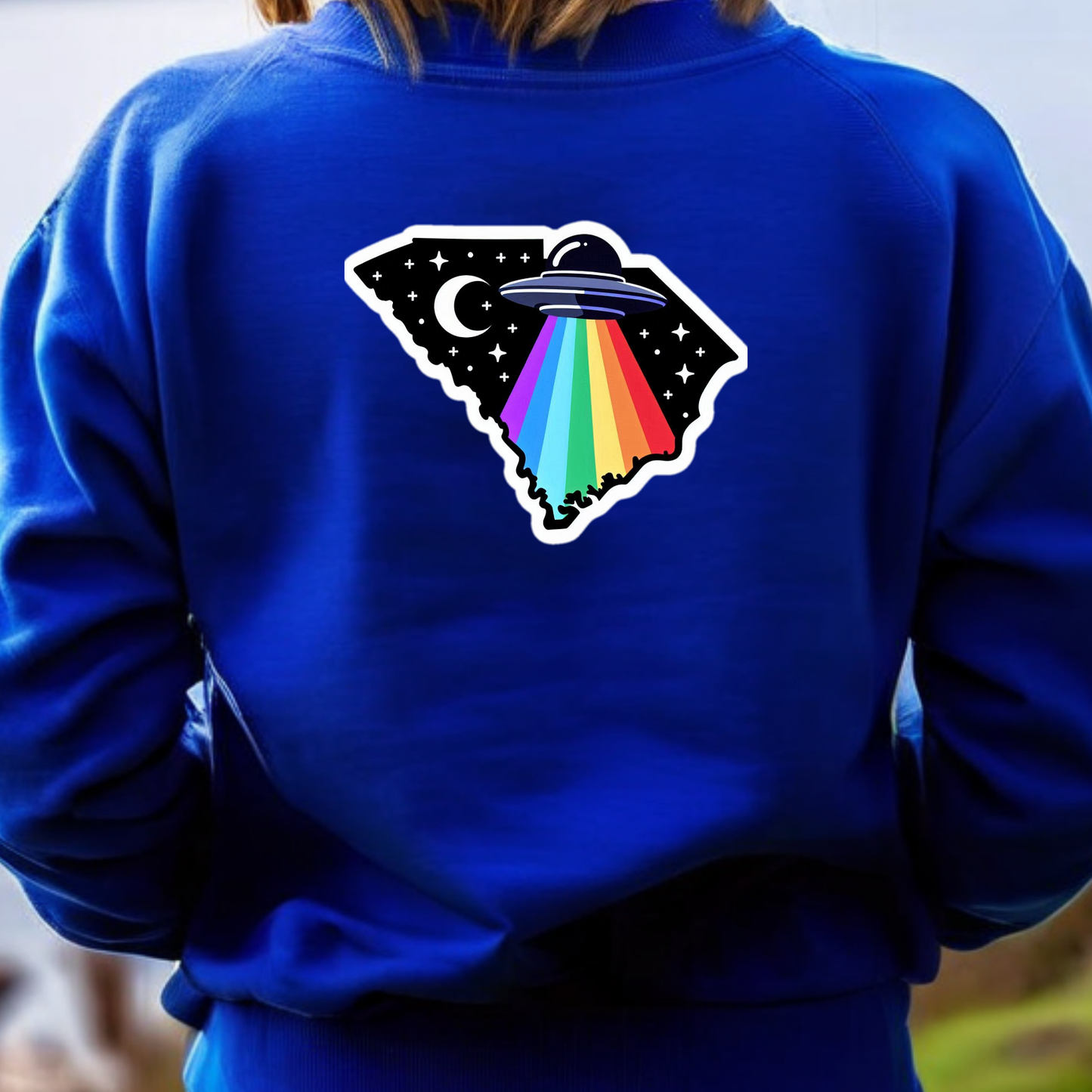 South Carolina PRIDE Sweatshirt On the Back