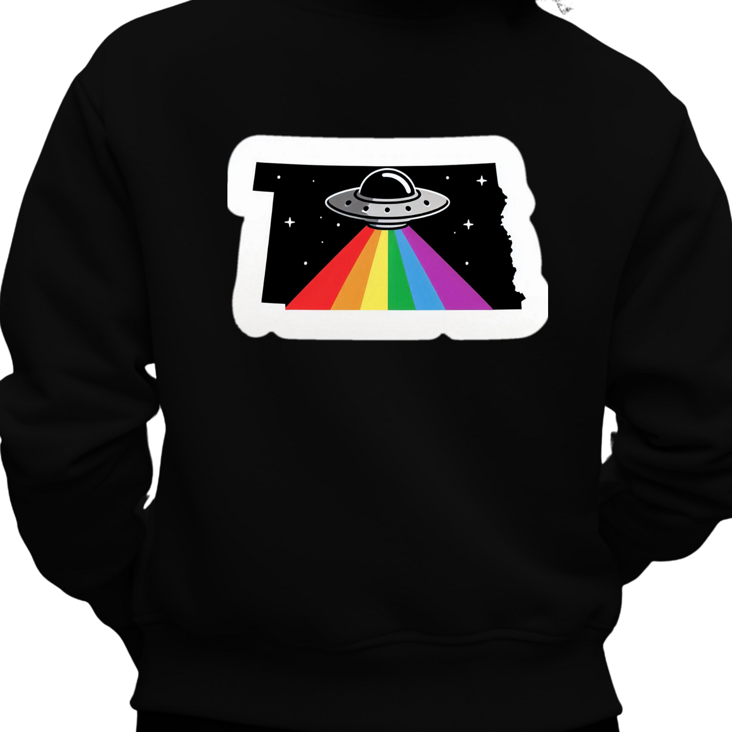 South Dakota PRIDE Sweatshirt On the Back