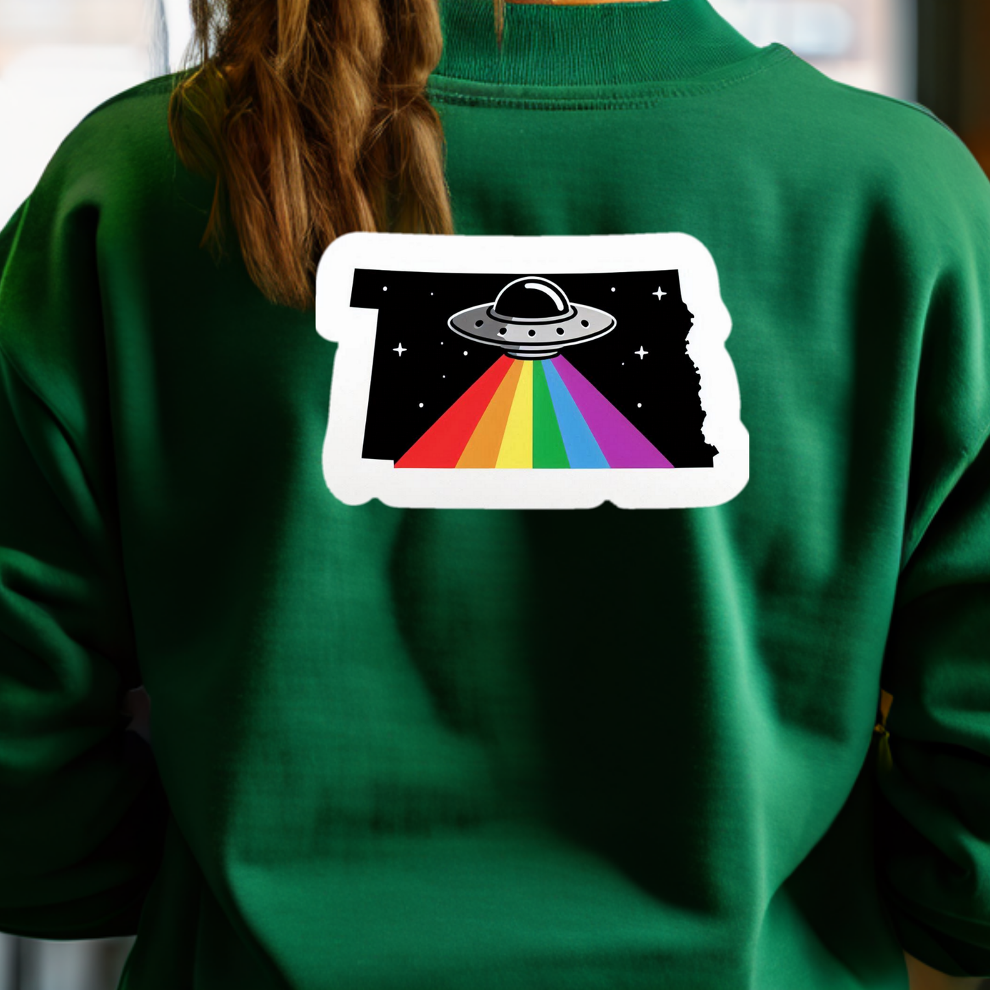 South Dakota PRIDE Sweatshirt On the Back