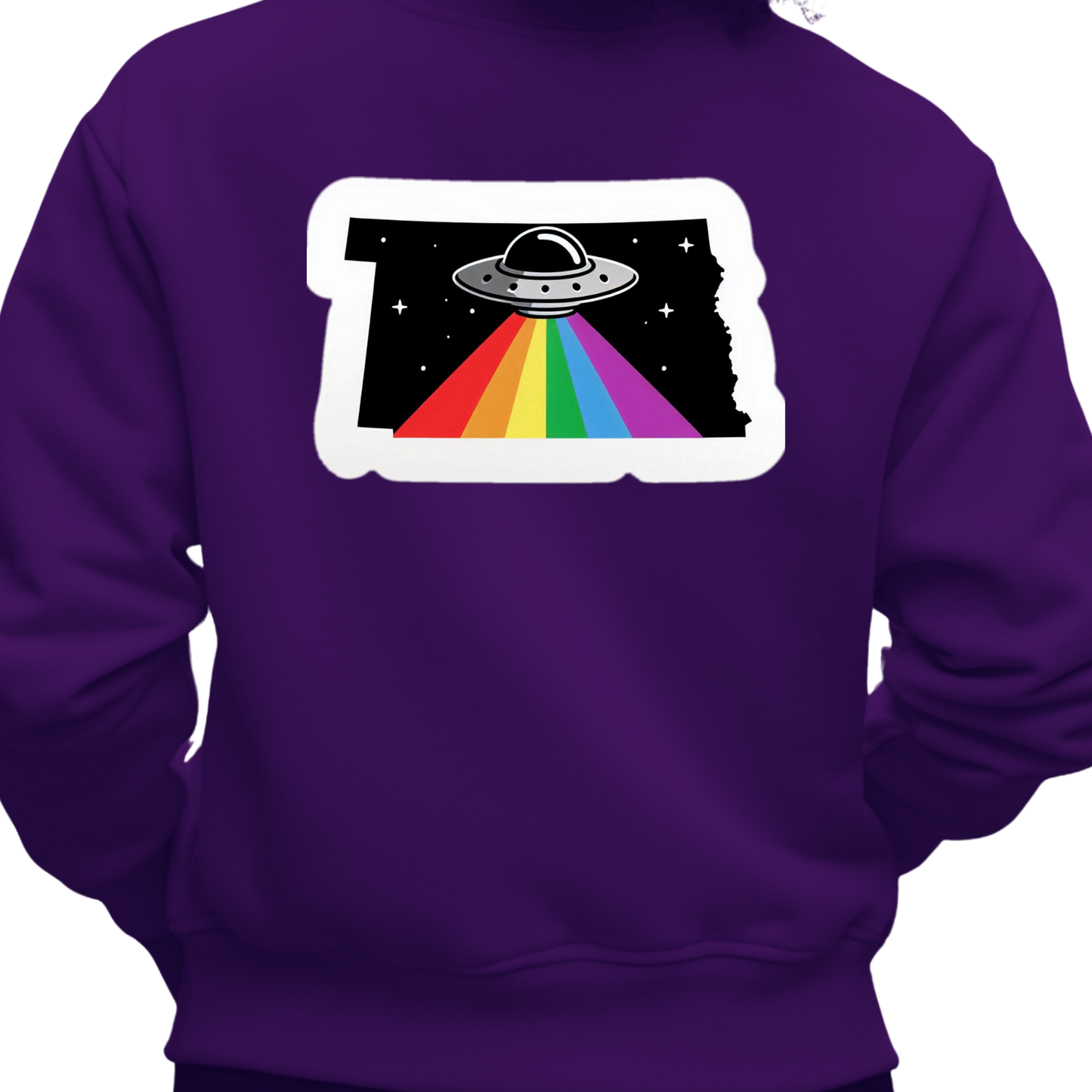 South Dakota PRIDE Sweatshirt On the Back