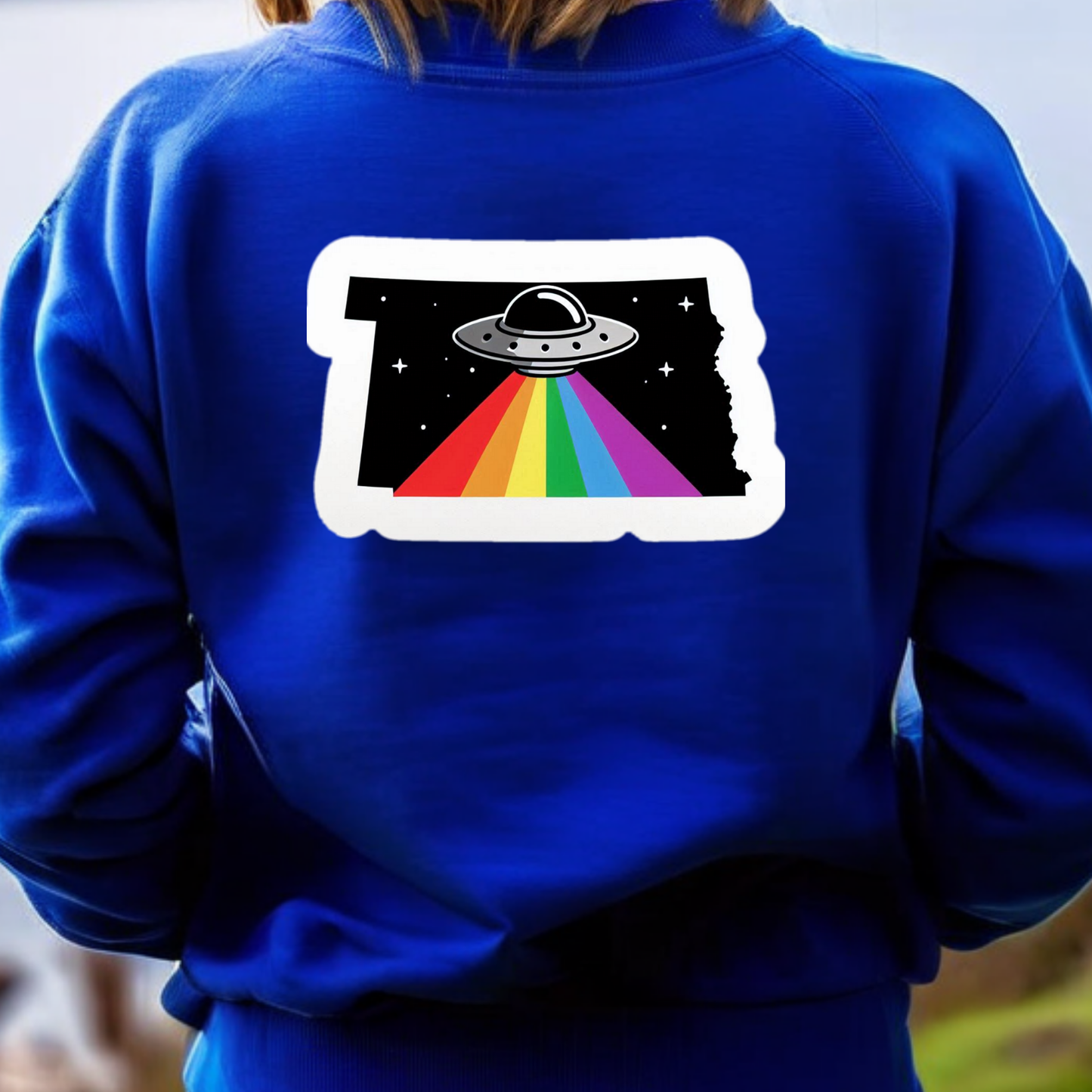 South Dakota PRIDE Sweatshirt On the Back