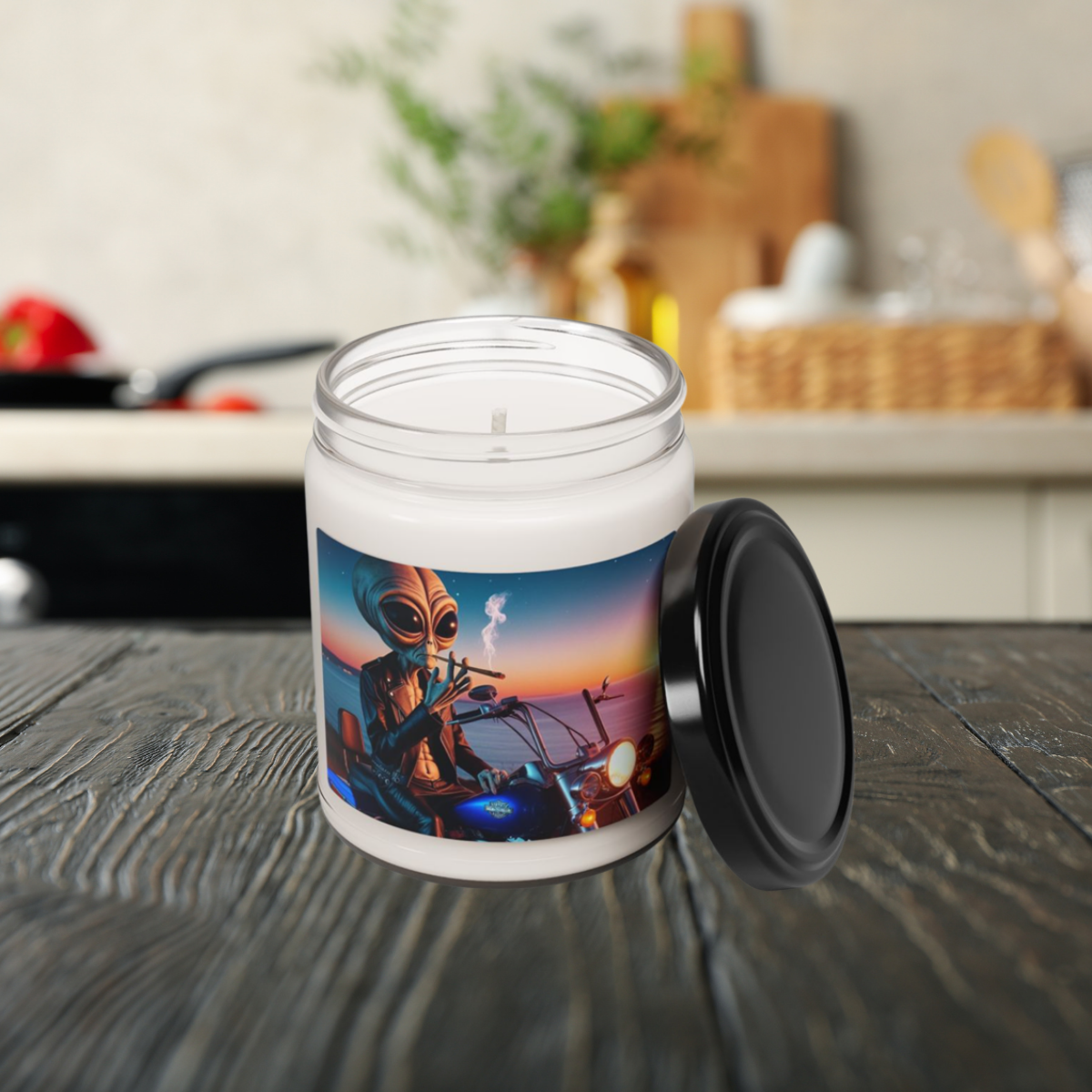 Easy Rider: Alien Biker Scented Candle, 9oz