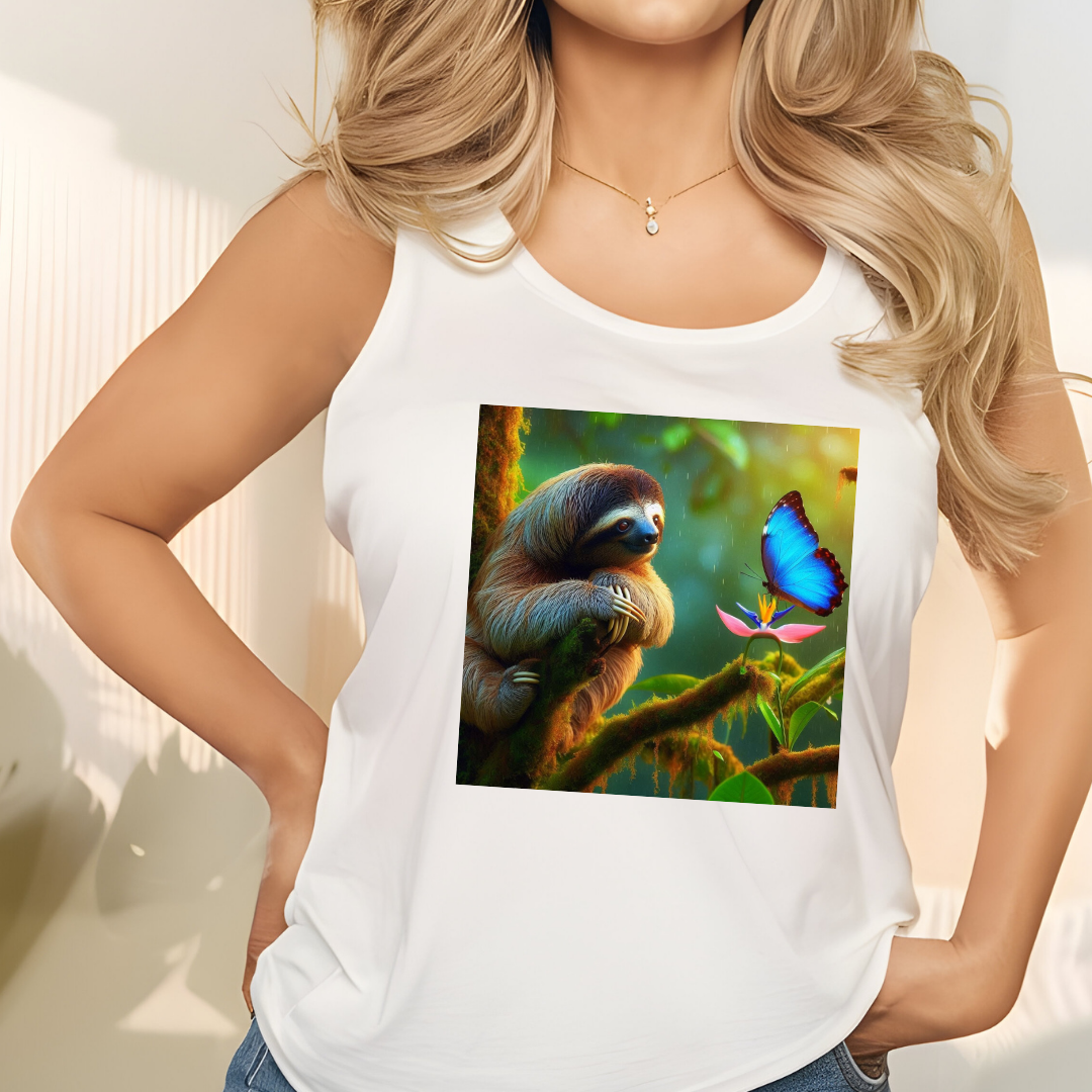 Costa Rican Rain Forest Racerback Tank