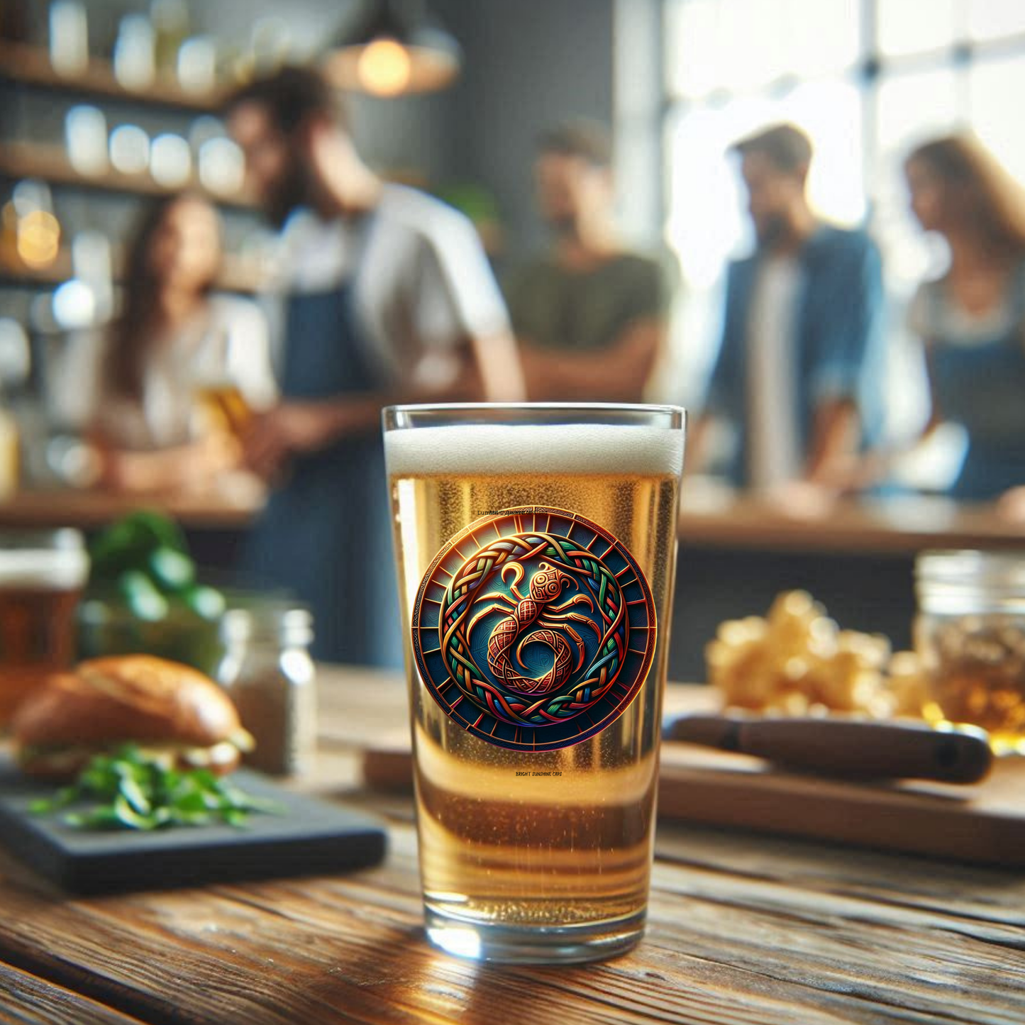 Pint Glass-Scorpio