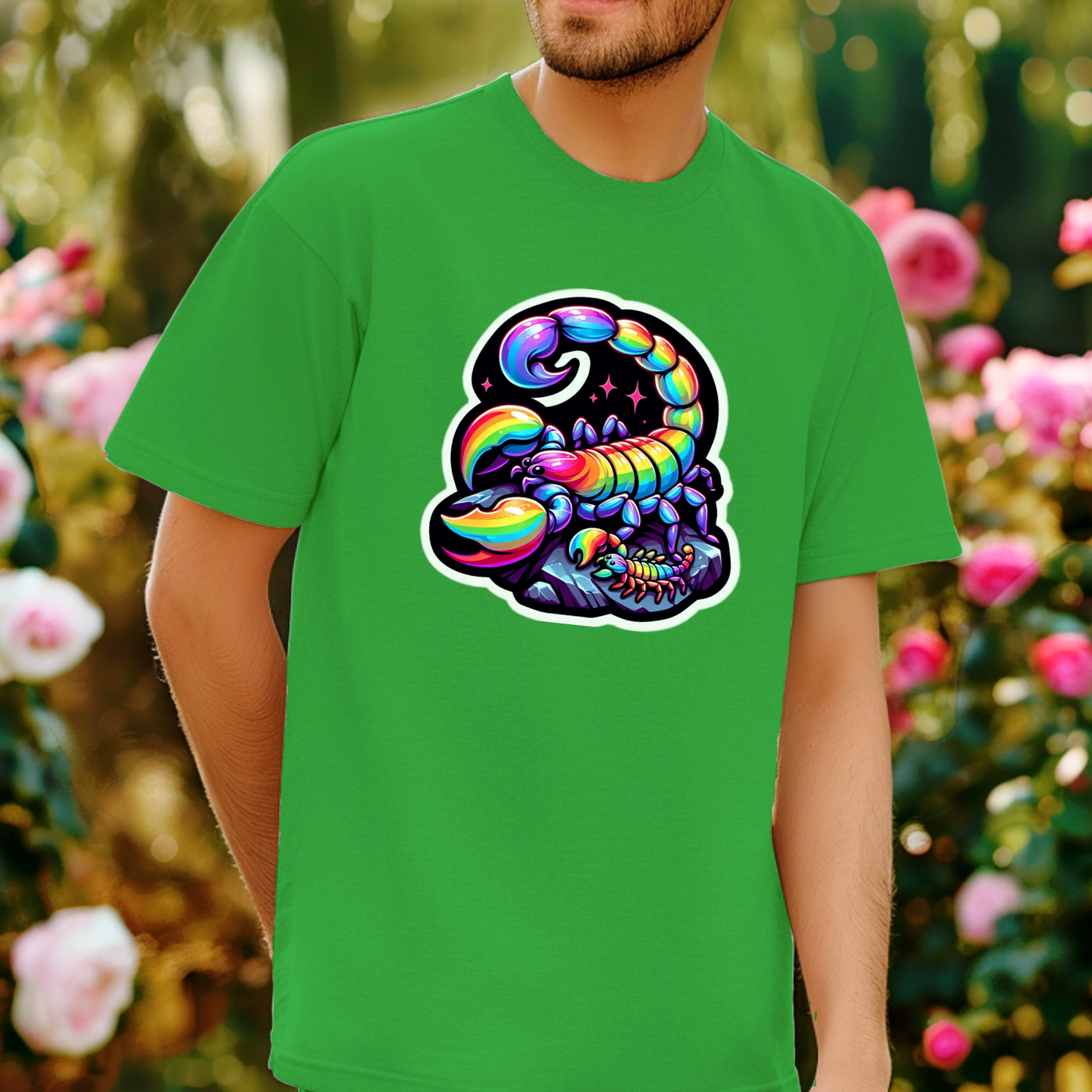 Rainbow Animals T-Shirt Collection: Scorpions