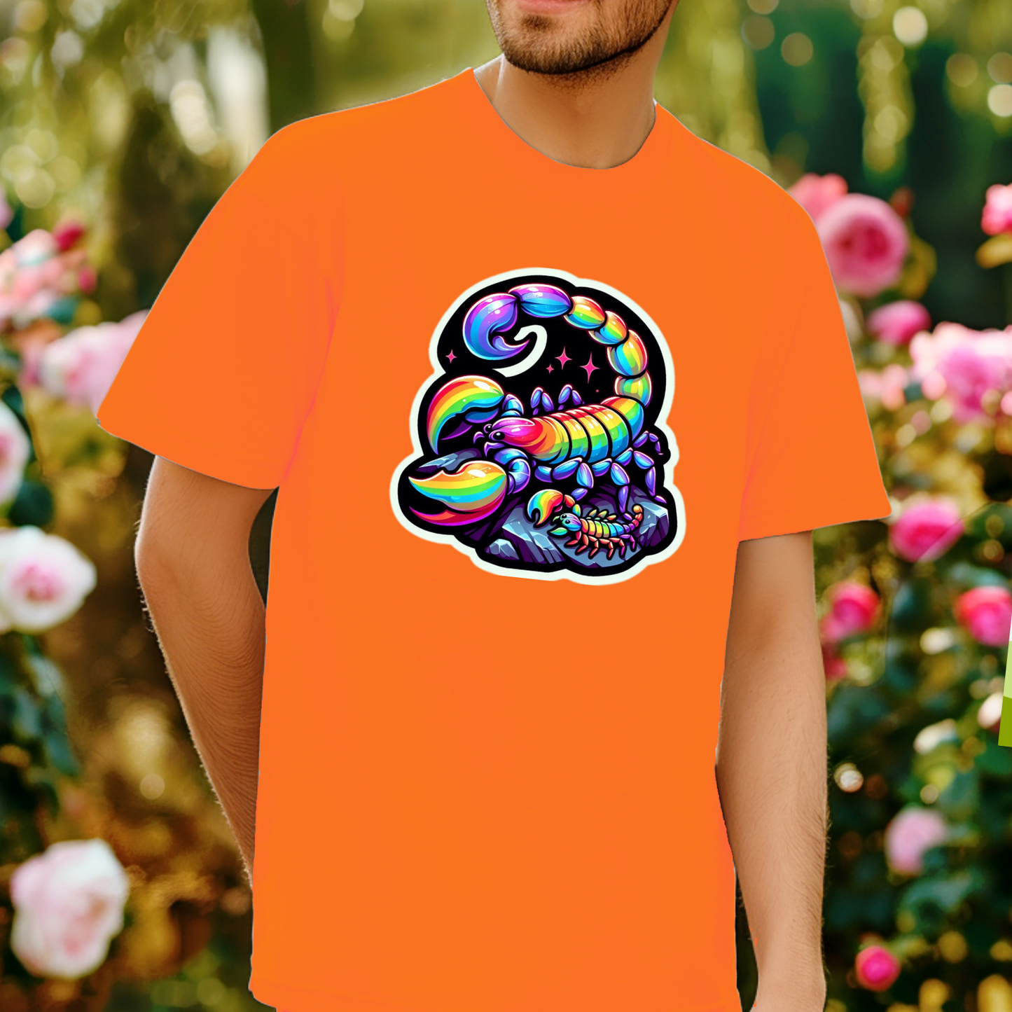 Rainbow Animals T-Shirt Collection: Scorpions