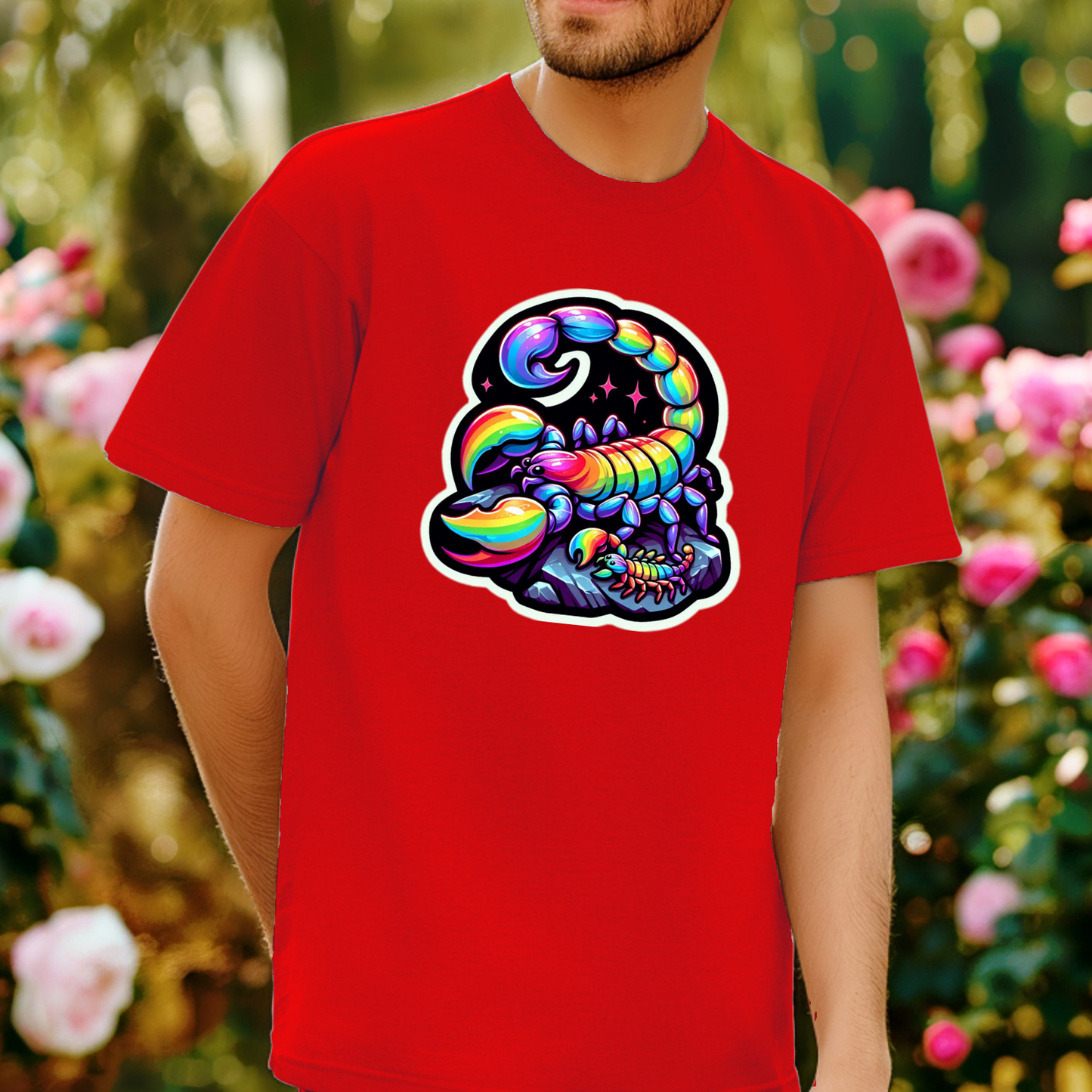 Rainbow Animals T-Shirt Collection: Scorpions