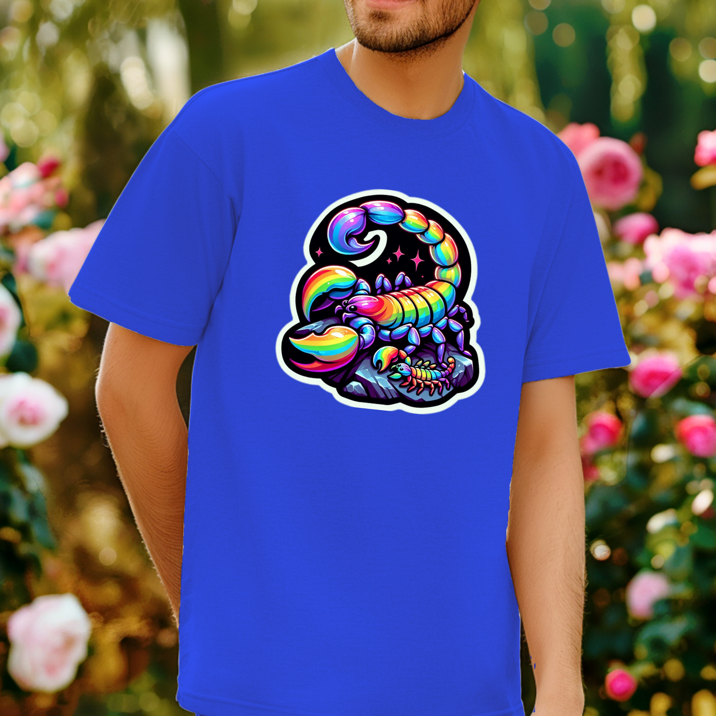 Rainbow Animals T-Shirt Collection: Scorpions