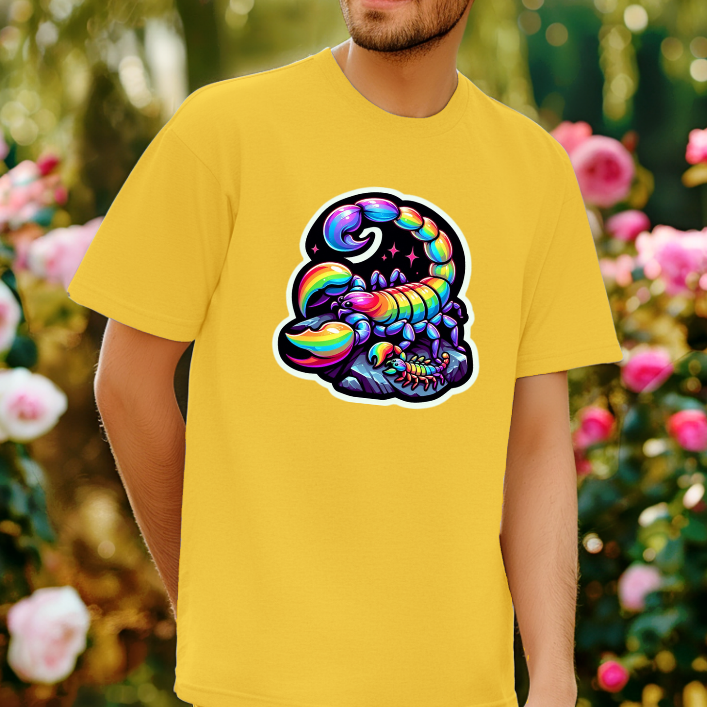 Rainbow Animals T-Shirt Collection: Scorpions