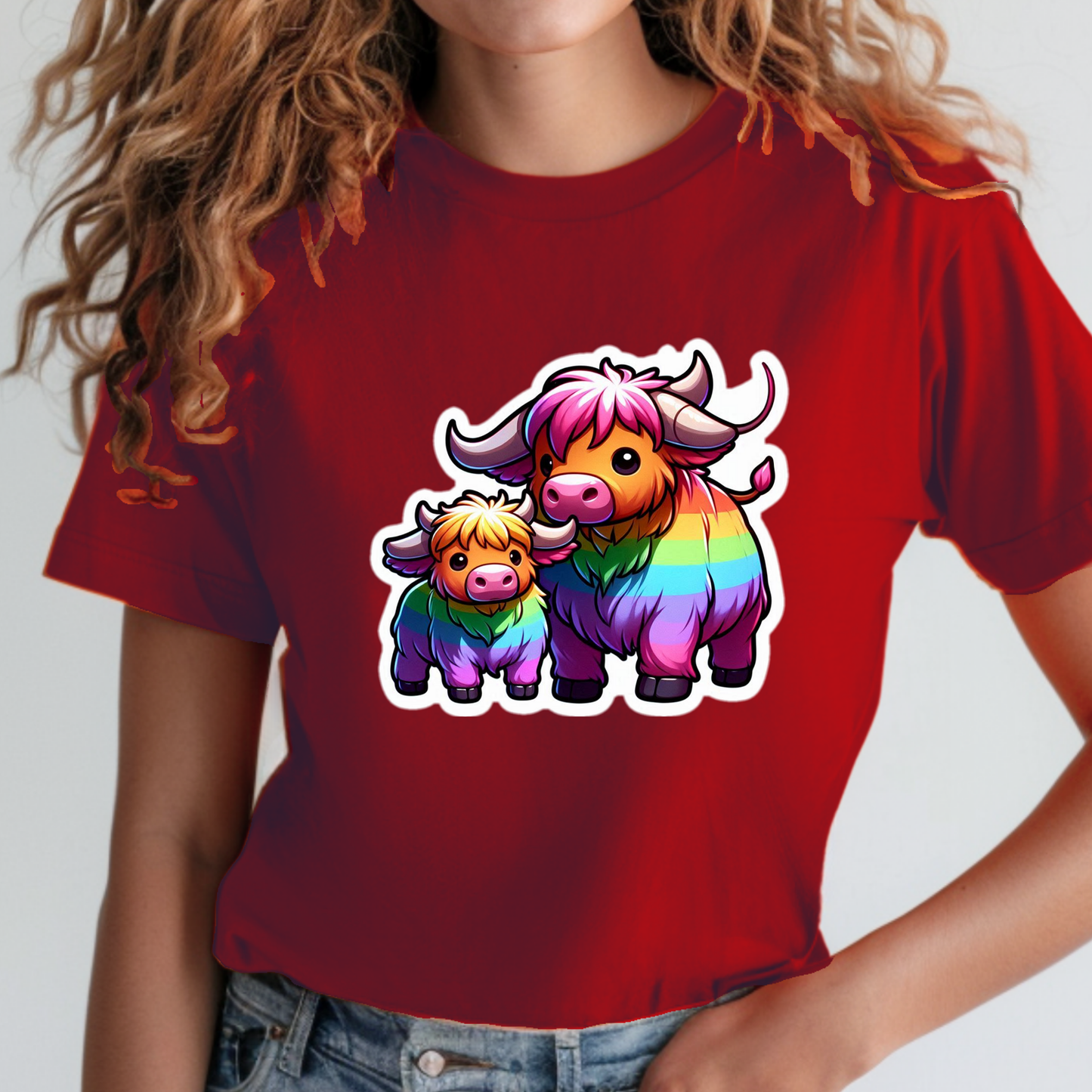 Rainbow Scottish Highlanders Sweatshirt