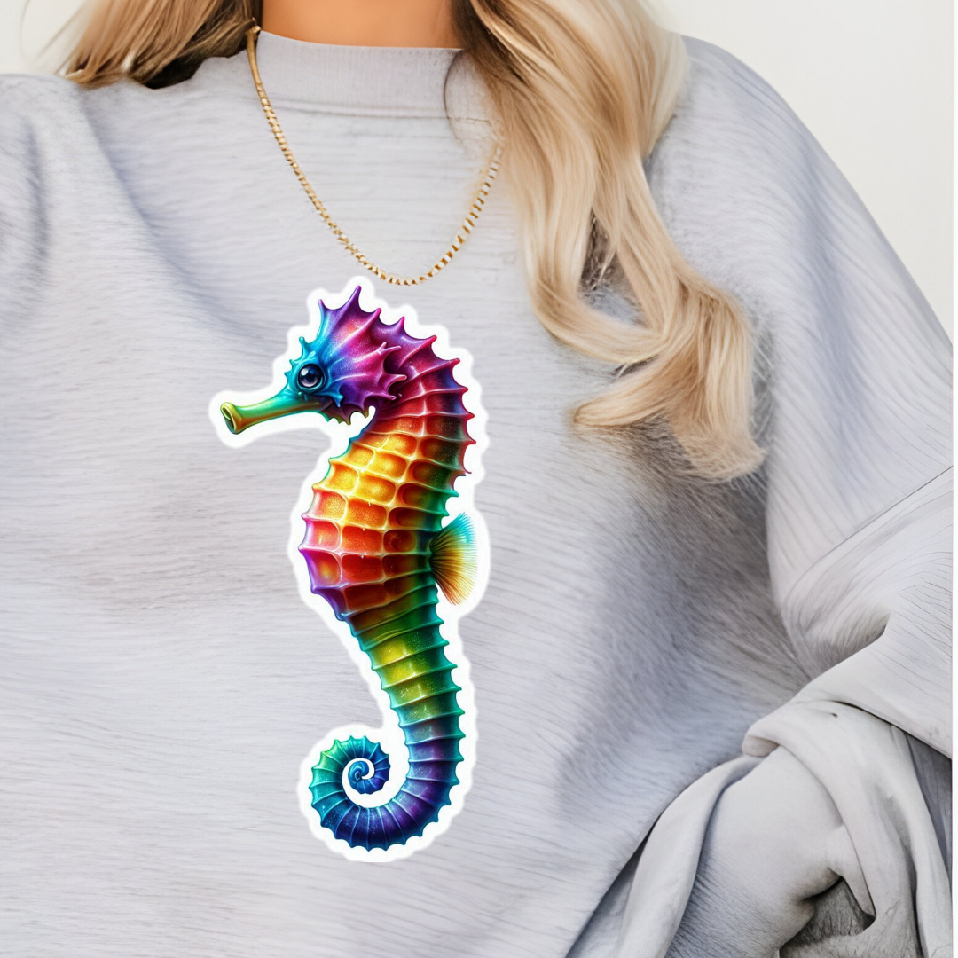 Rainbow Seahorse Sweatshirt