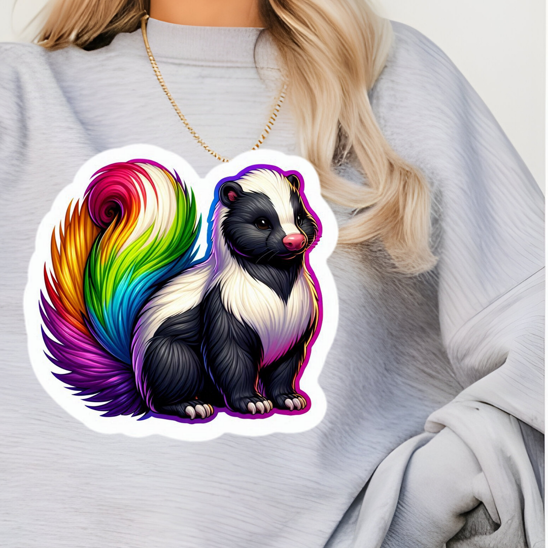 Rainbow Skunk Sweatshirt