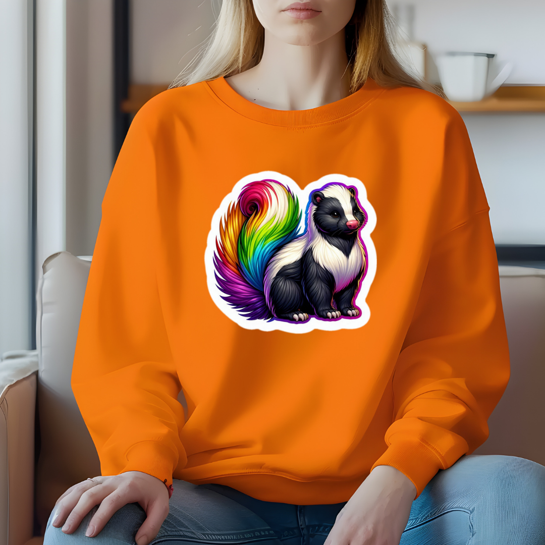 Rainbow Skunk Sweatshirt