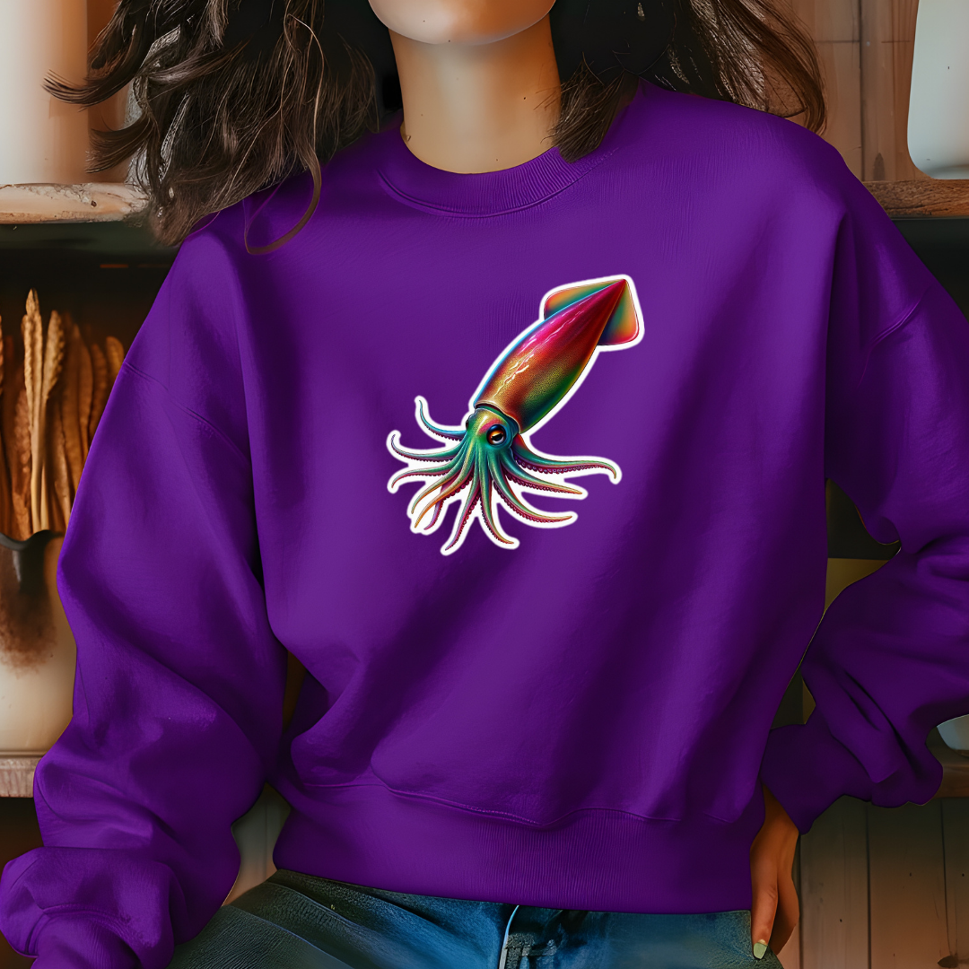 Rainbow Squid Sweatshirt