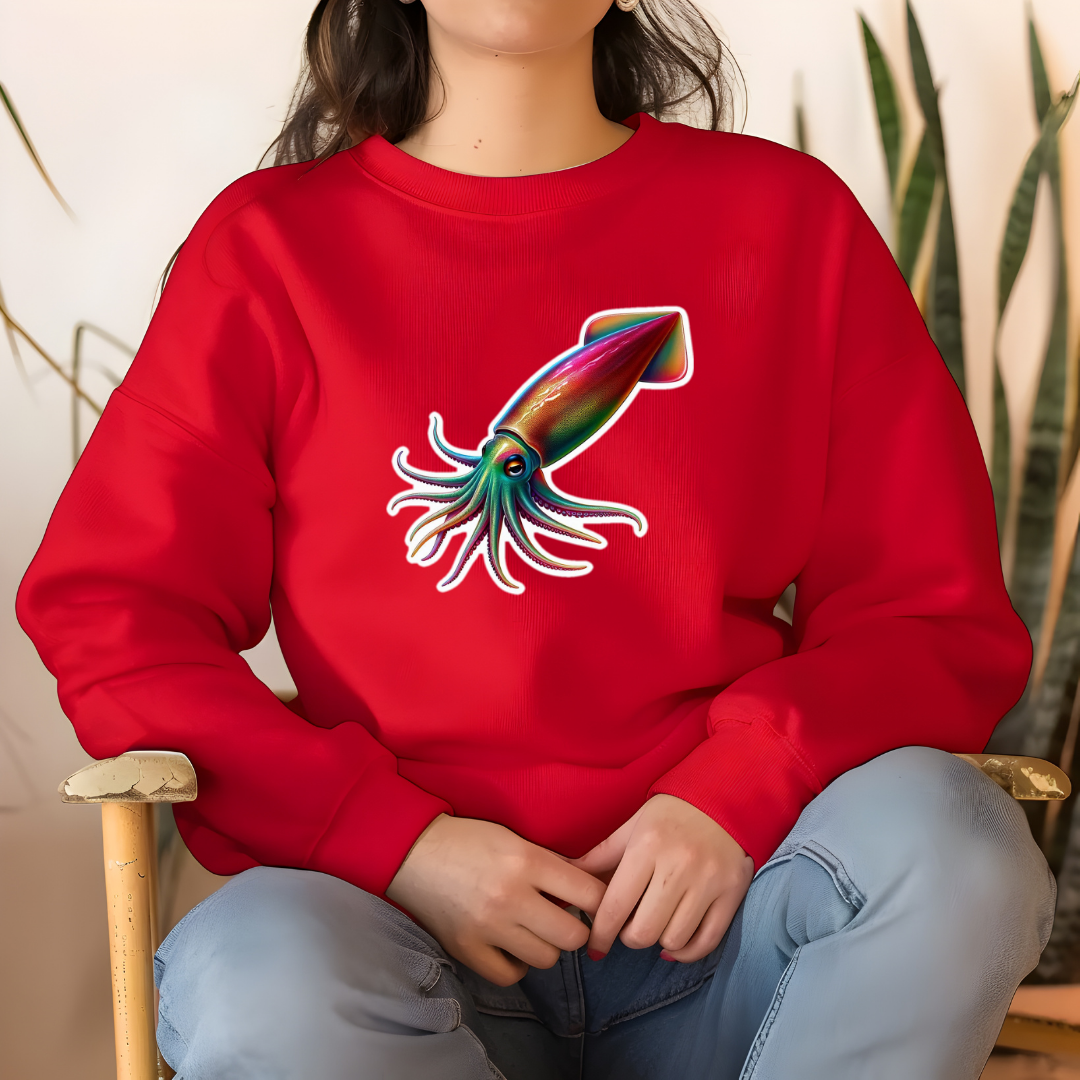 Rainbow Squid Sweatshirt