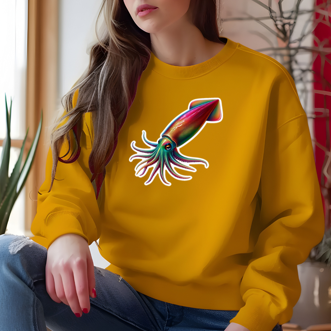 Rainbow Squid Sweatshirt
