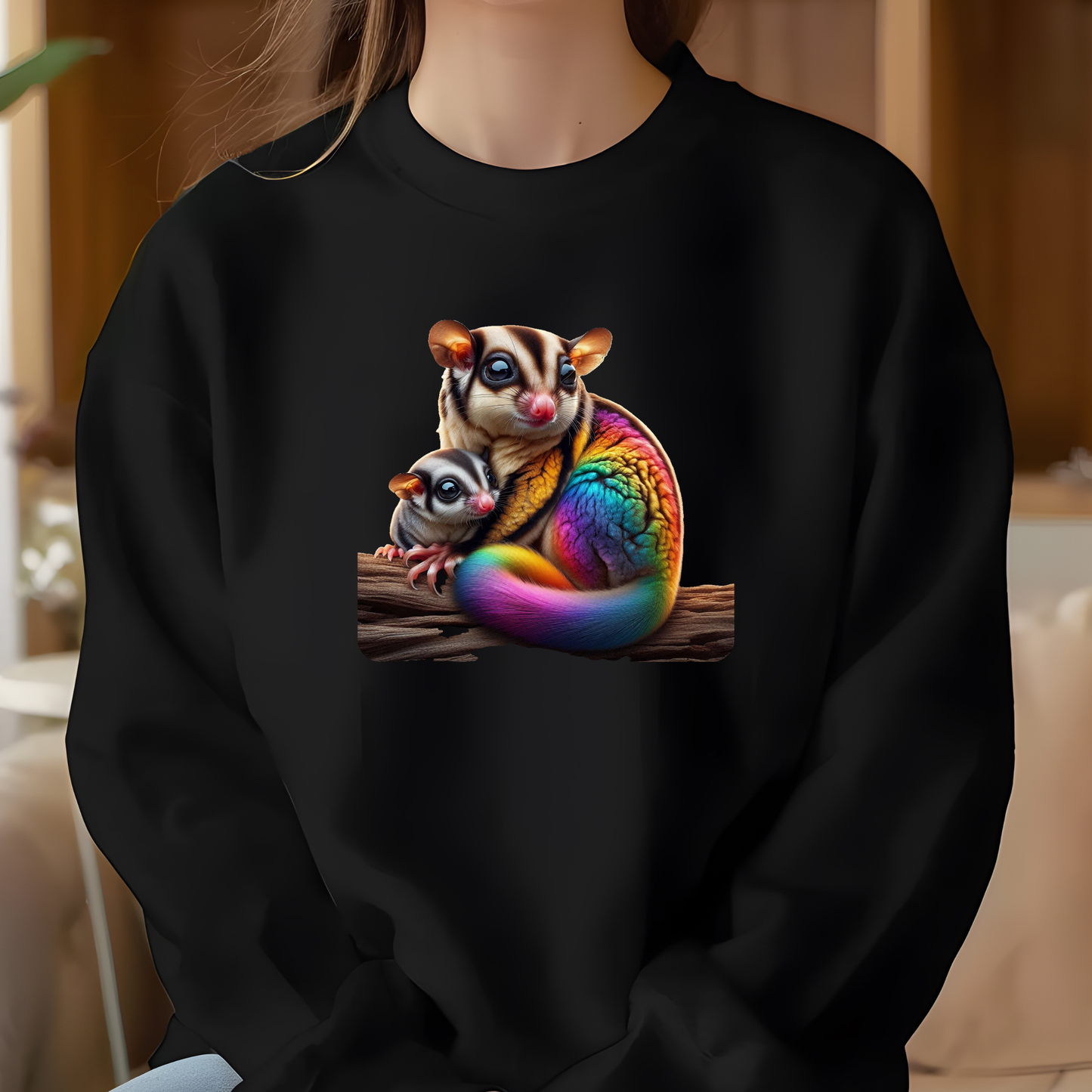 Rainbow Sugar Glider Sweatshirt