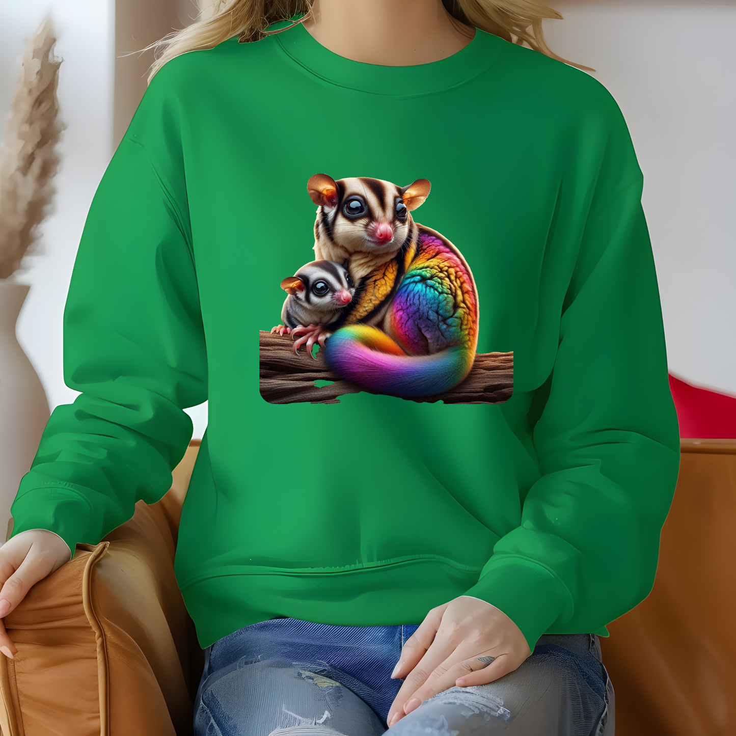 Rainbow Sugar Glider Sweatshirt