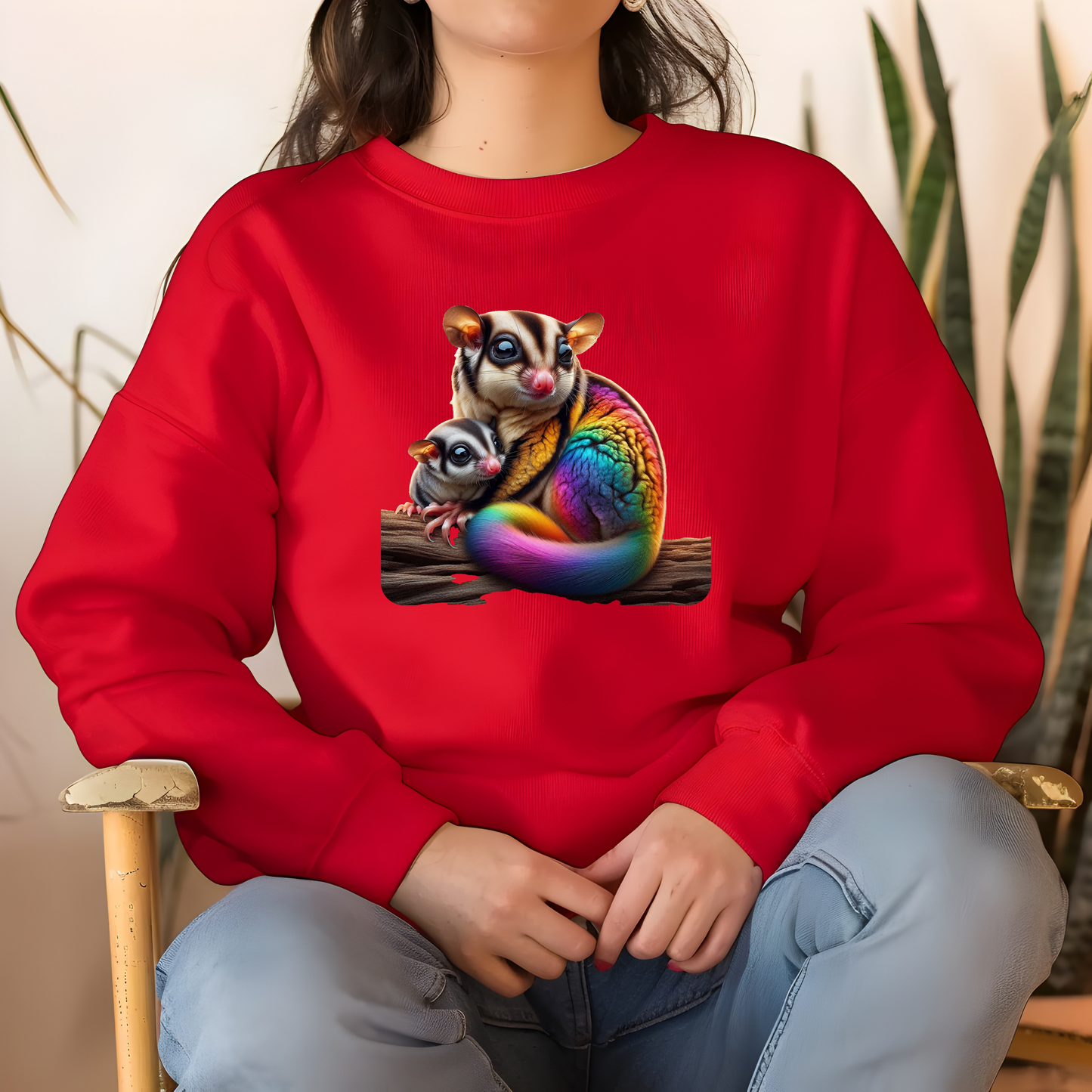Rainbow Sugar Glider Sweatshirt