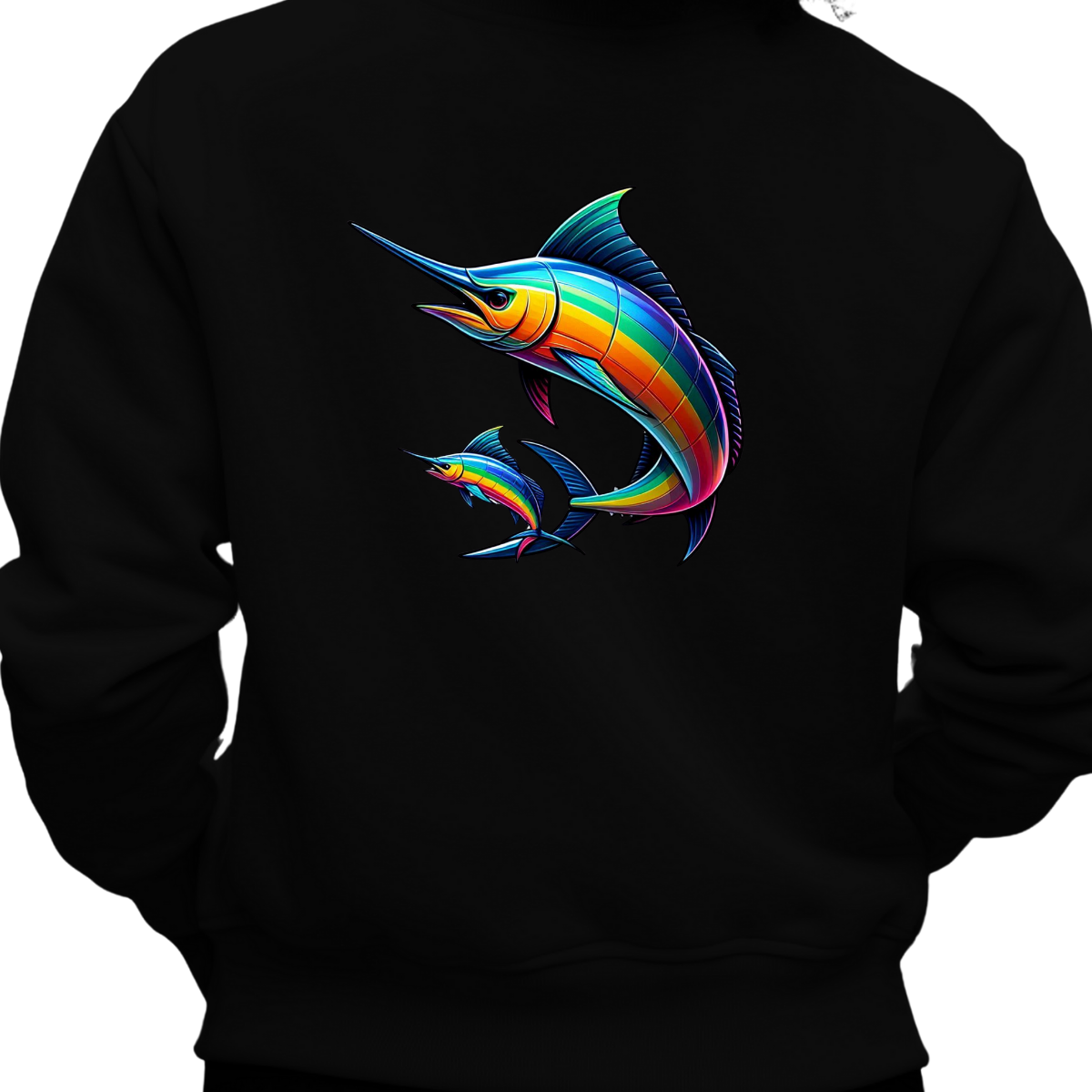 Rainbow Swordfish Sweatshirt