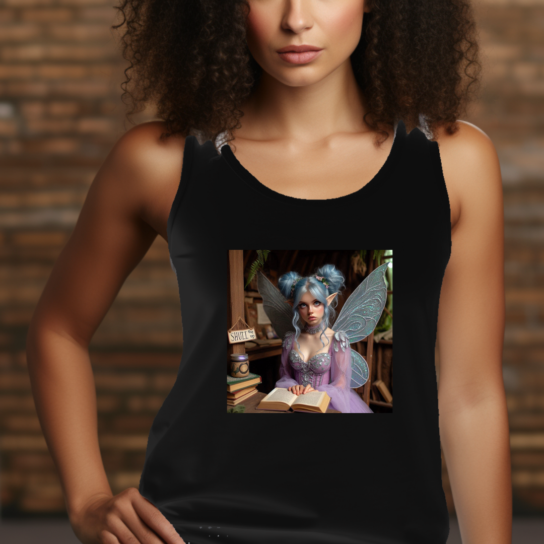 The Thinker Faery Racerback Tank