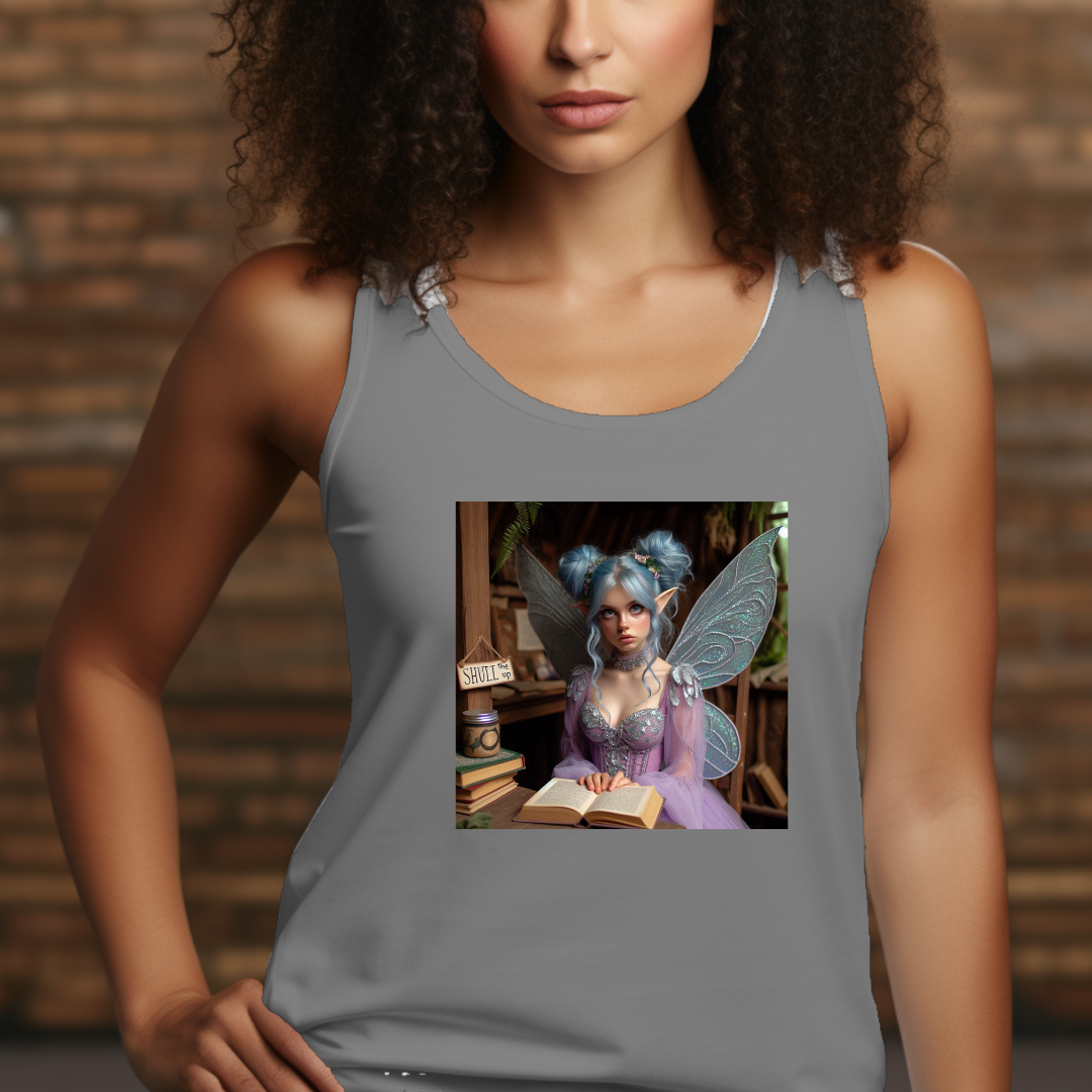 The Thinker Faery Racerback Tank