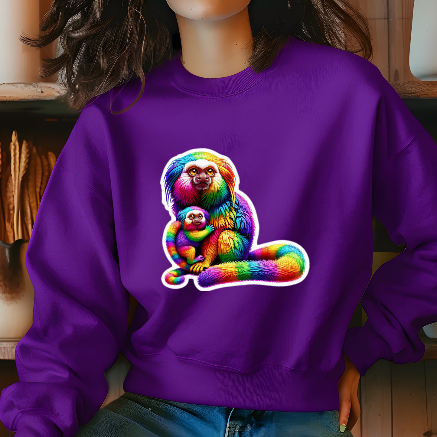 Rainbow Tamarins Sweatshirt