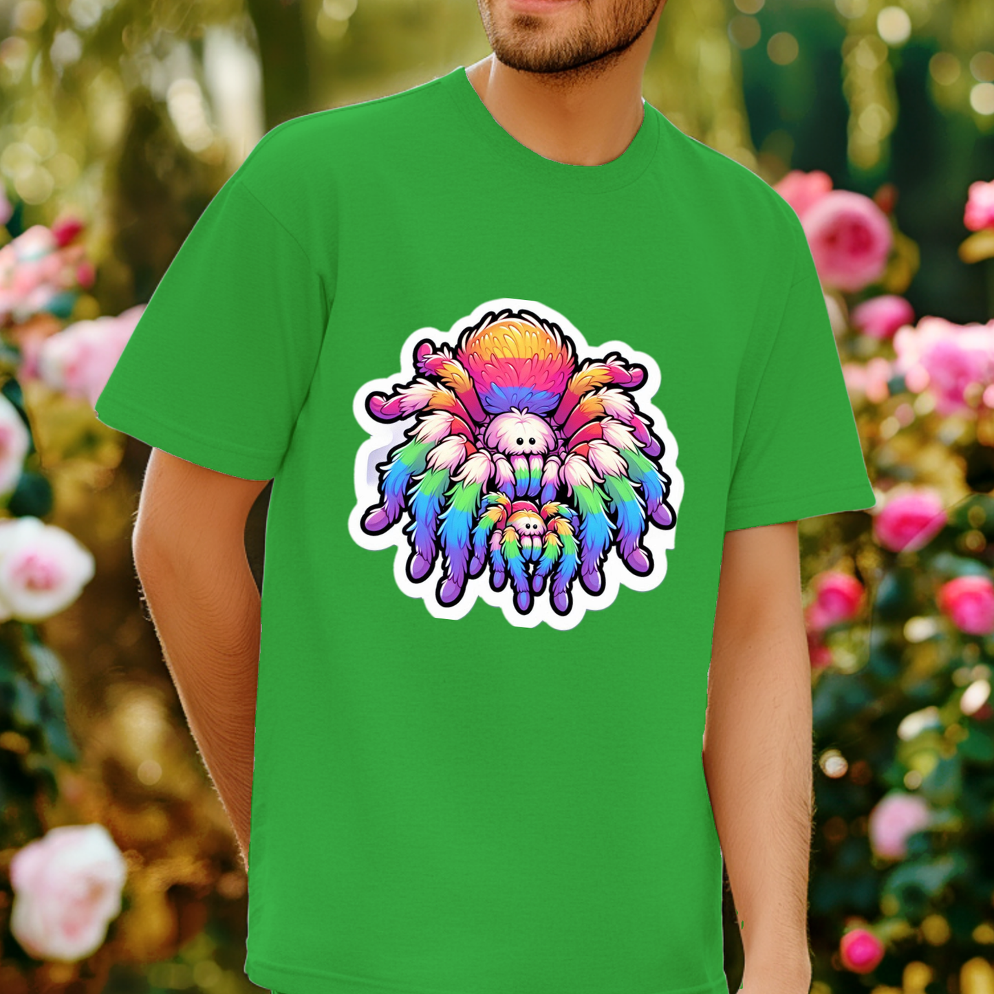 Rainbow Animals T-Shirt Collection: Tarantulas