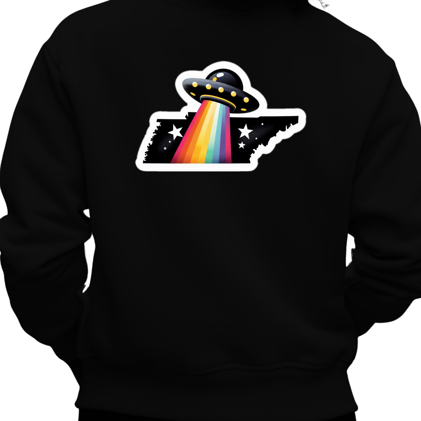 Tennessee PRIDE Sweatshirt On The Back