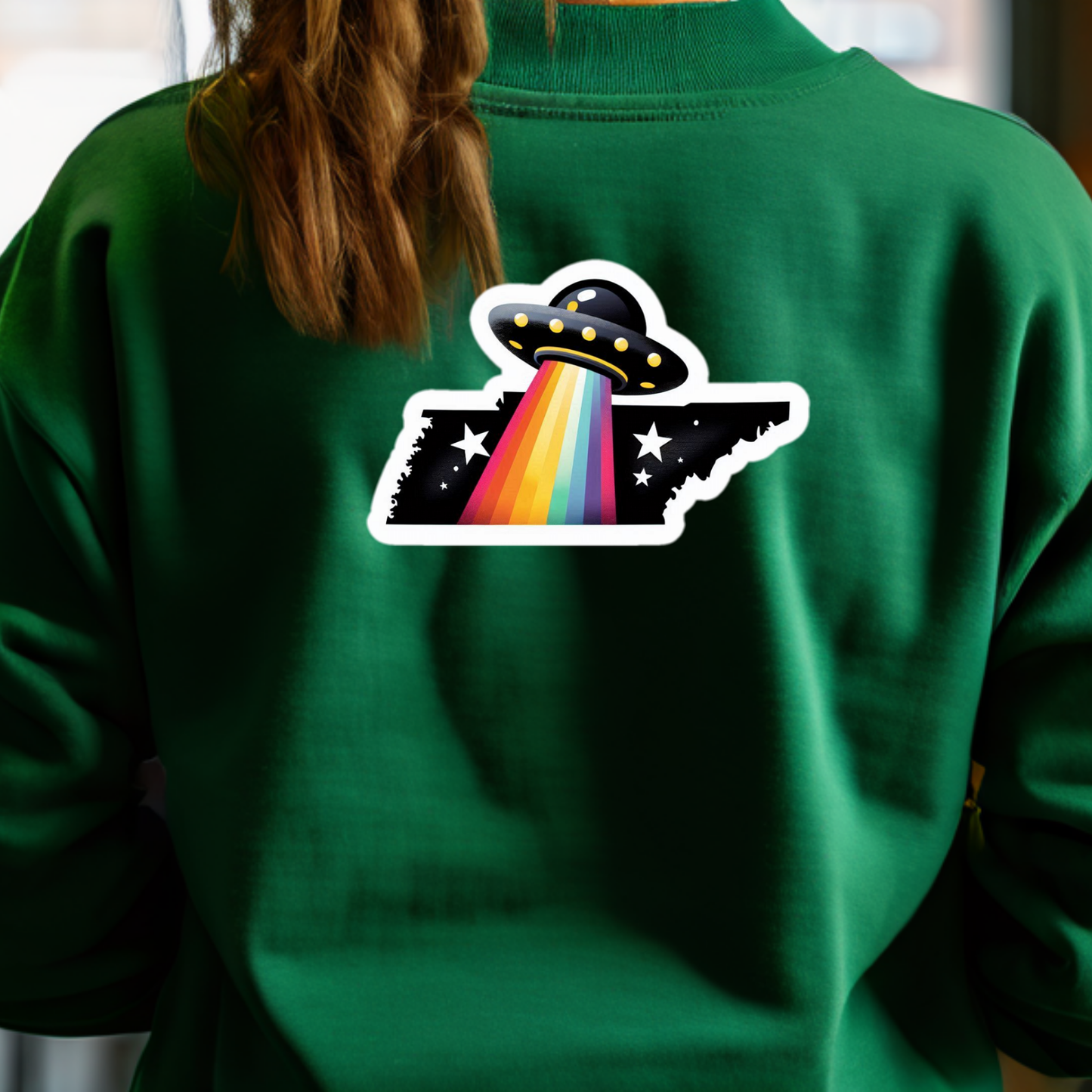 Tennessee PRIDE Sweatshirt On The Back