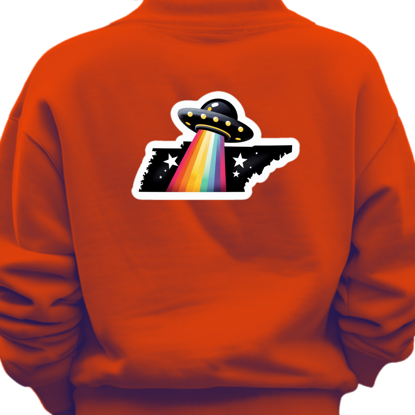 Tennessee PRIDE Sweatshirt On The Back