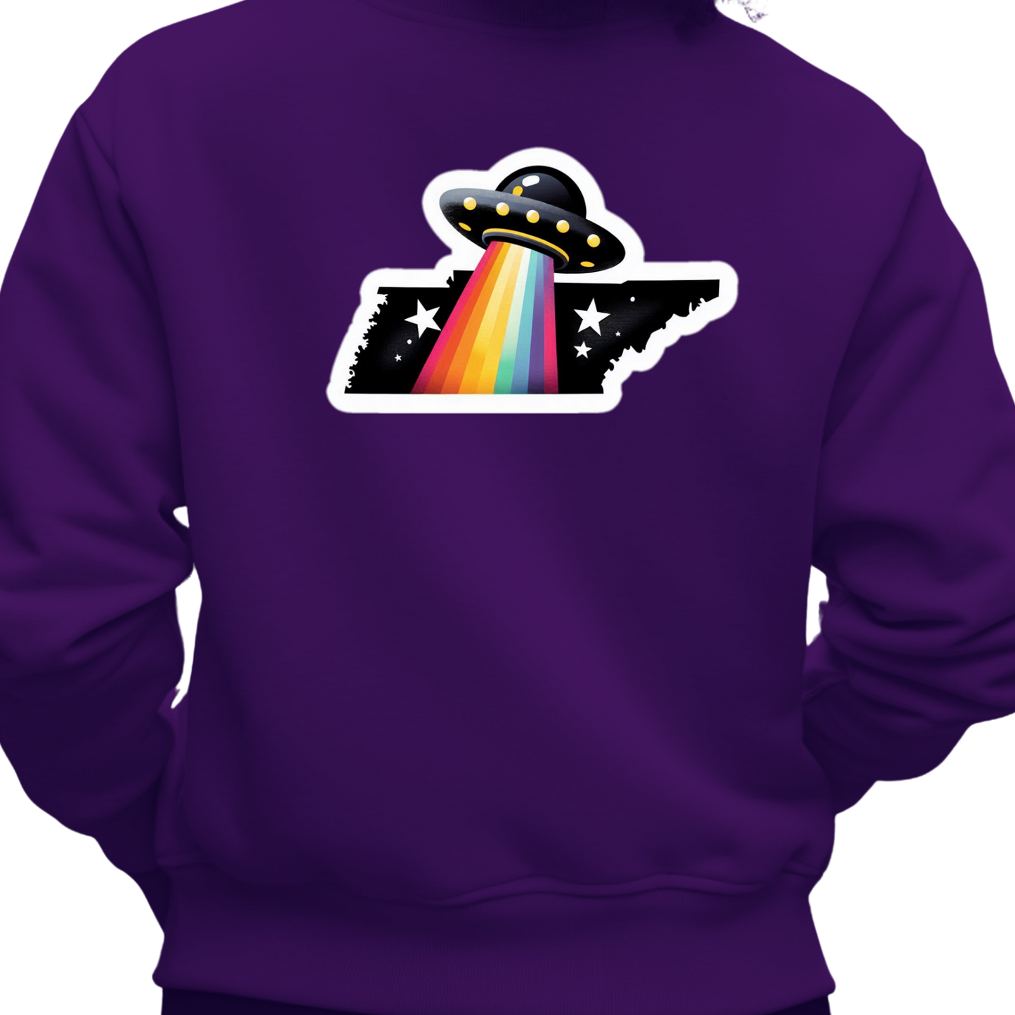 Tennessee PRIDE Sweatshirt On The Back