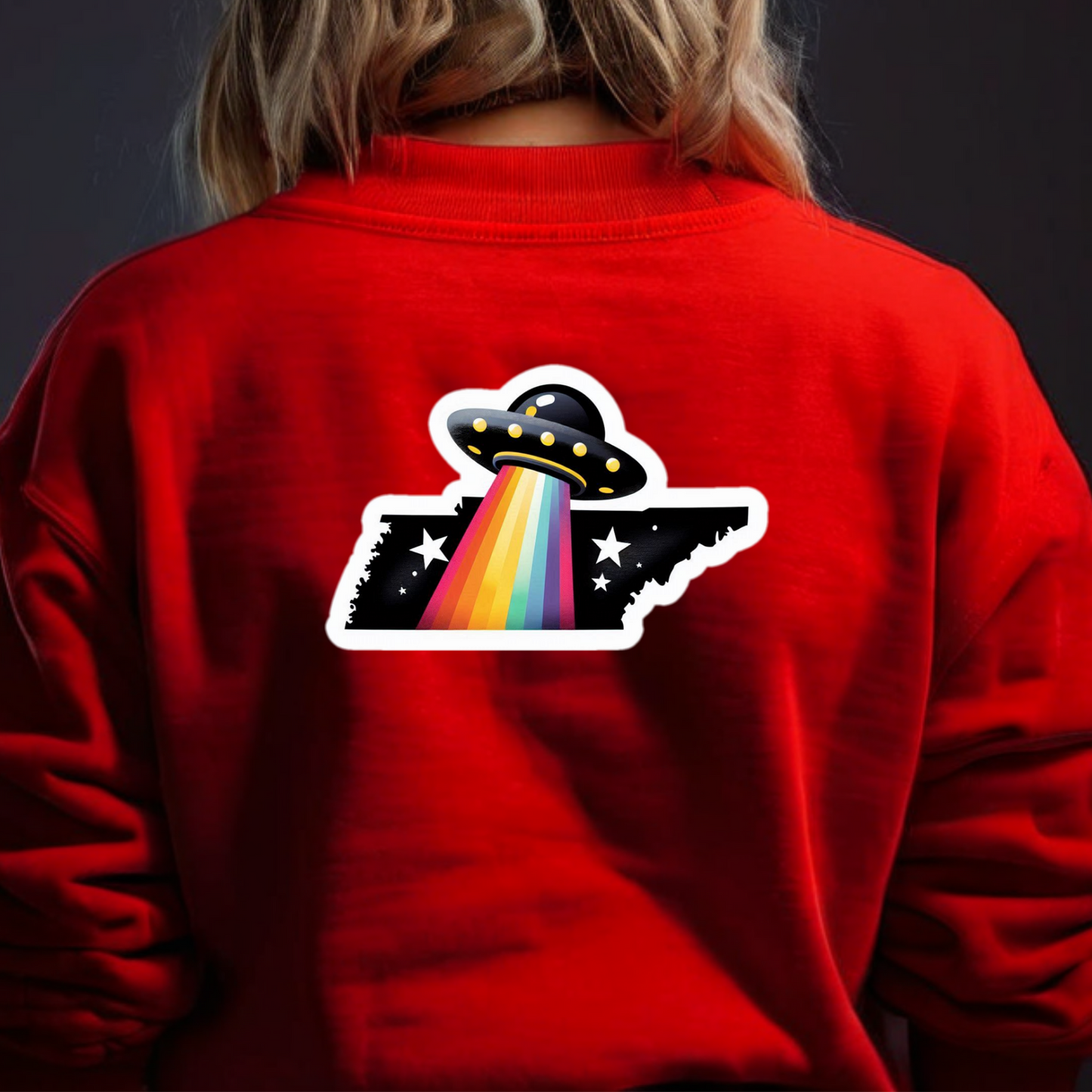 Tennessee PRIDE Sweatshirt On The Back