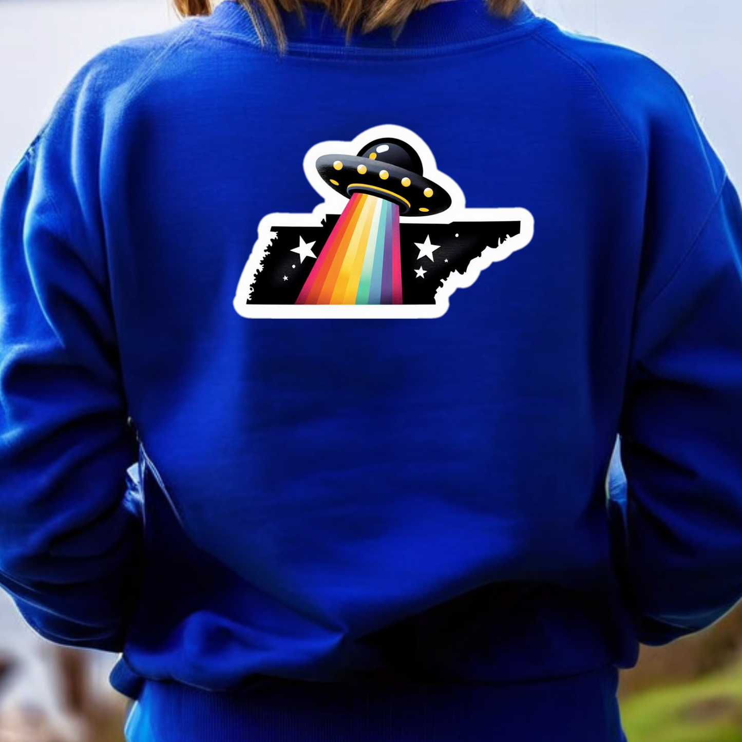 Tennessee PRIDE Sweatshirt On The Back