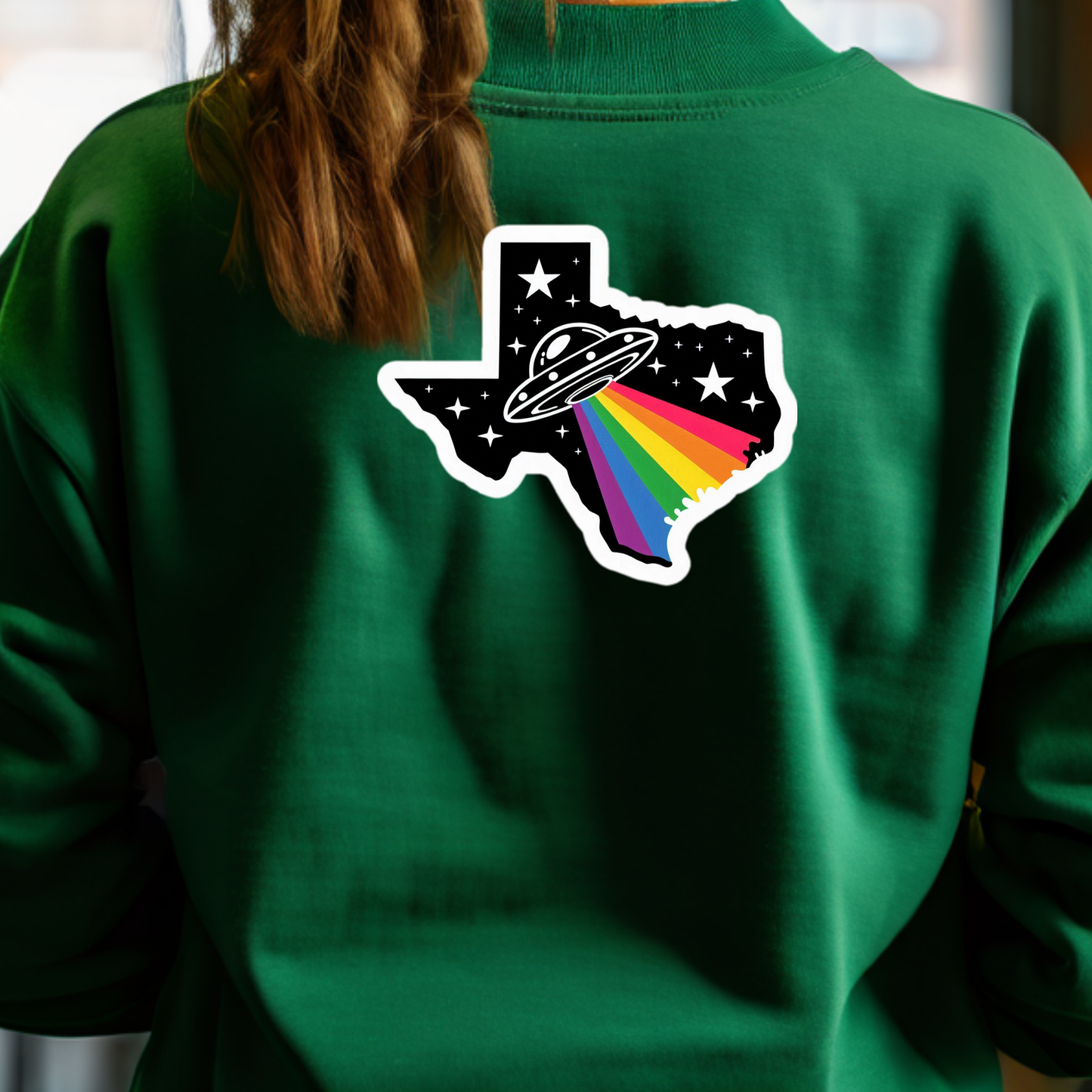 Texas PRIDE Sweatshirt On the Back