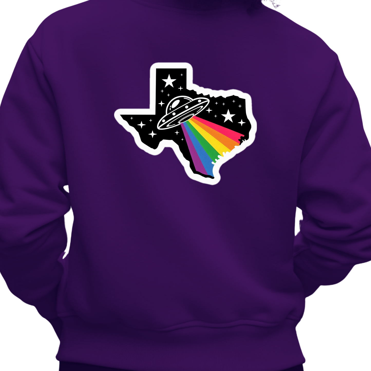 Texas PRIDE Sweatshirt On the Back